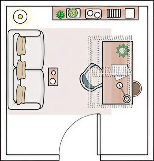 plan combles aménagés en bureau décoration naturelle avec fenêtre Velux Active