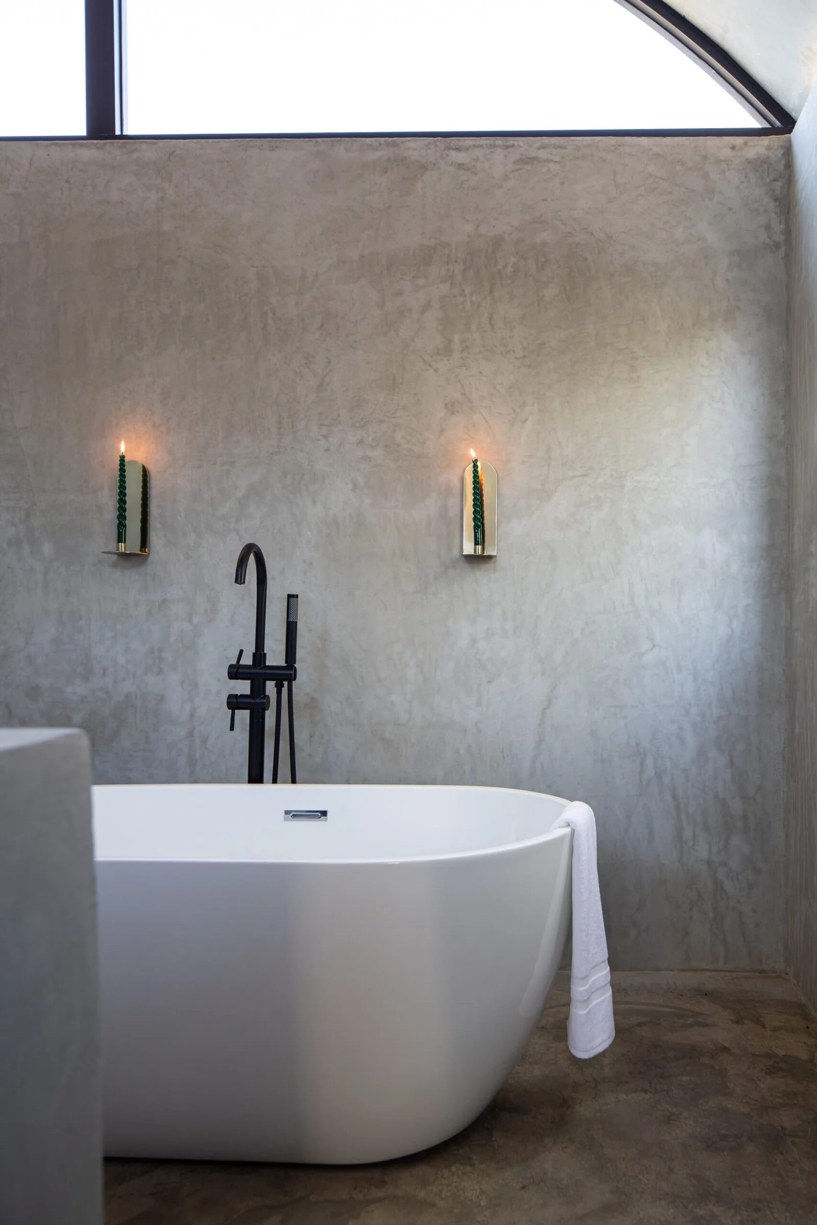 salle de bain design béton maison loft en béton Casa Dom Mexique salle de bain design béton maison loft en béton Casa Dom Mexique