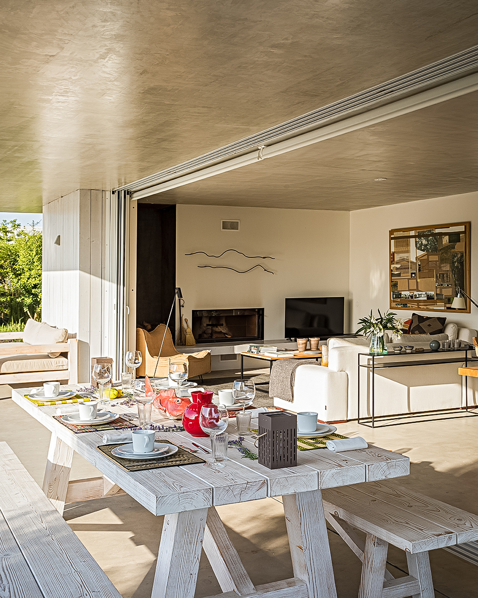 terrasse et salon maison architecte avec piscine Comporta terrasse et salon maison architecte avec piscine Comporta