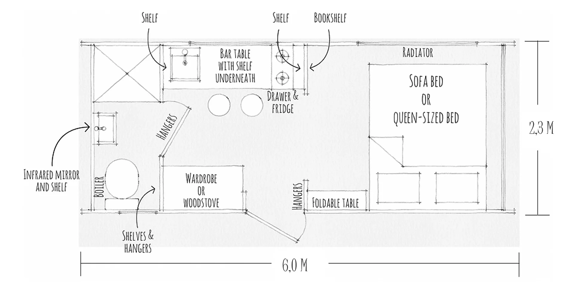 plan tiny house Vagabond Haven plan tiny house Vagabond Haven