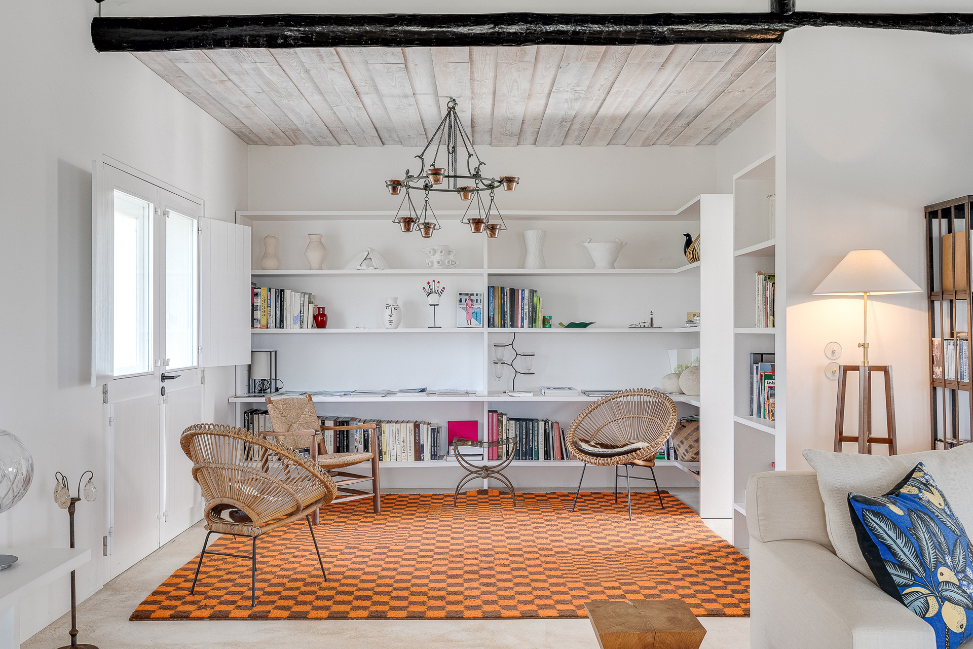 salon maison Comporta décoration contemporaine