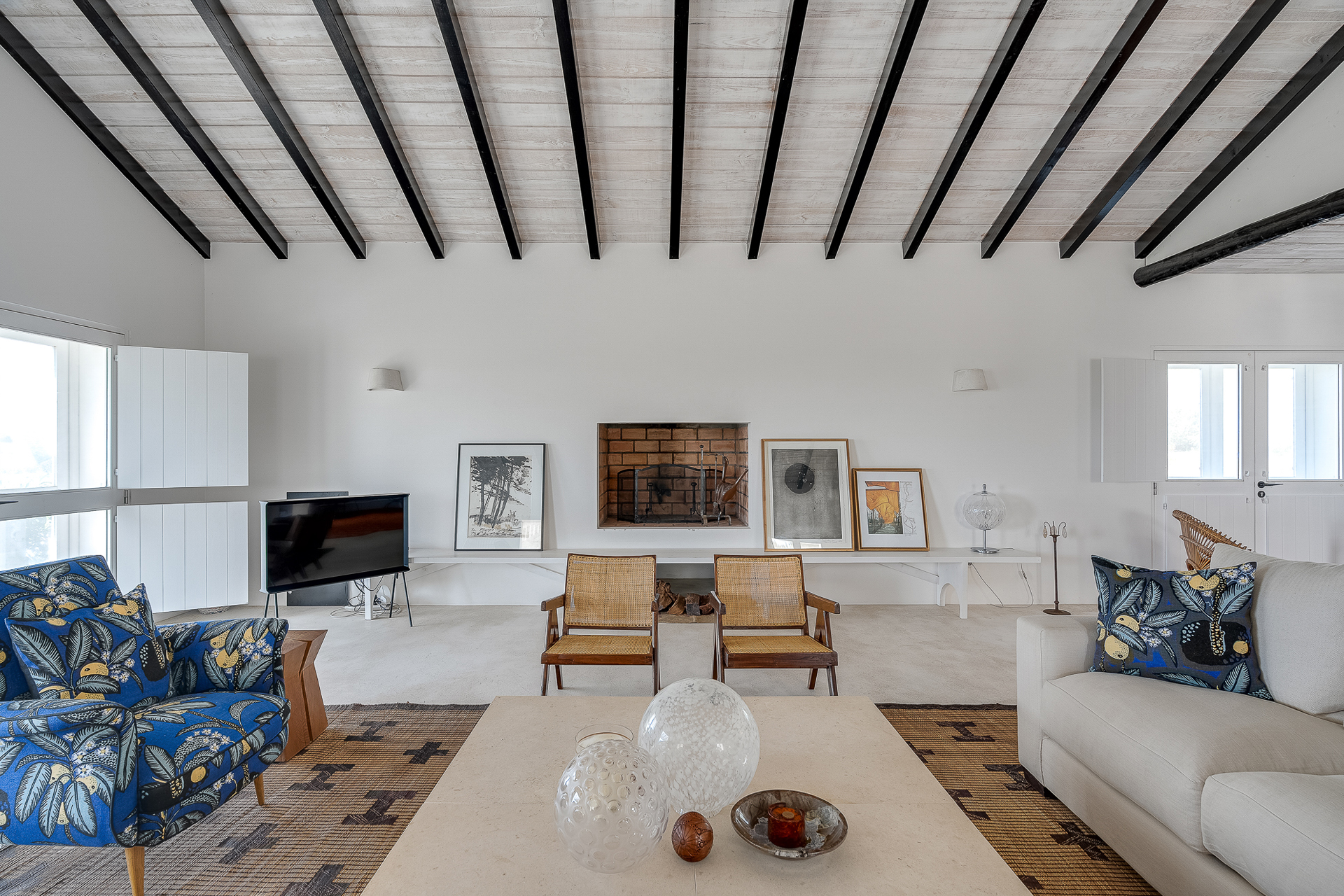 salon maison Comporta décoration contemporaine