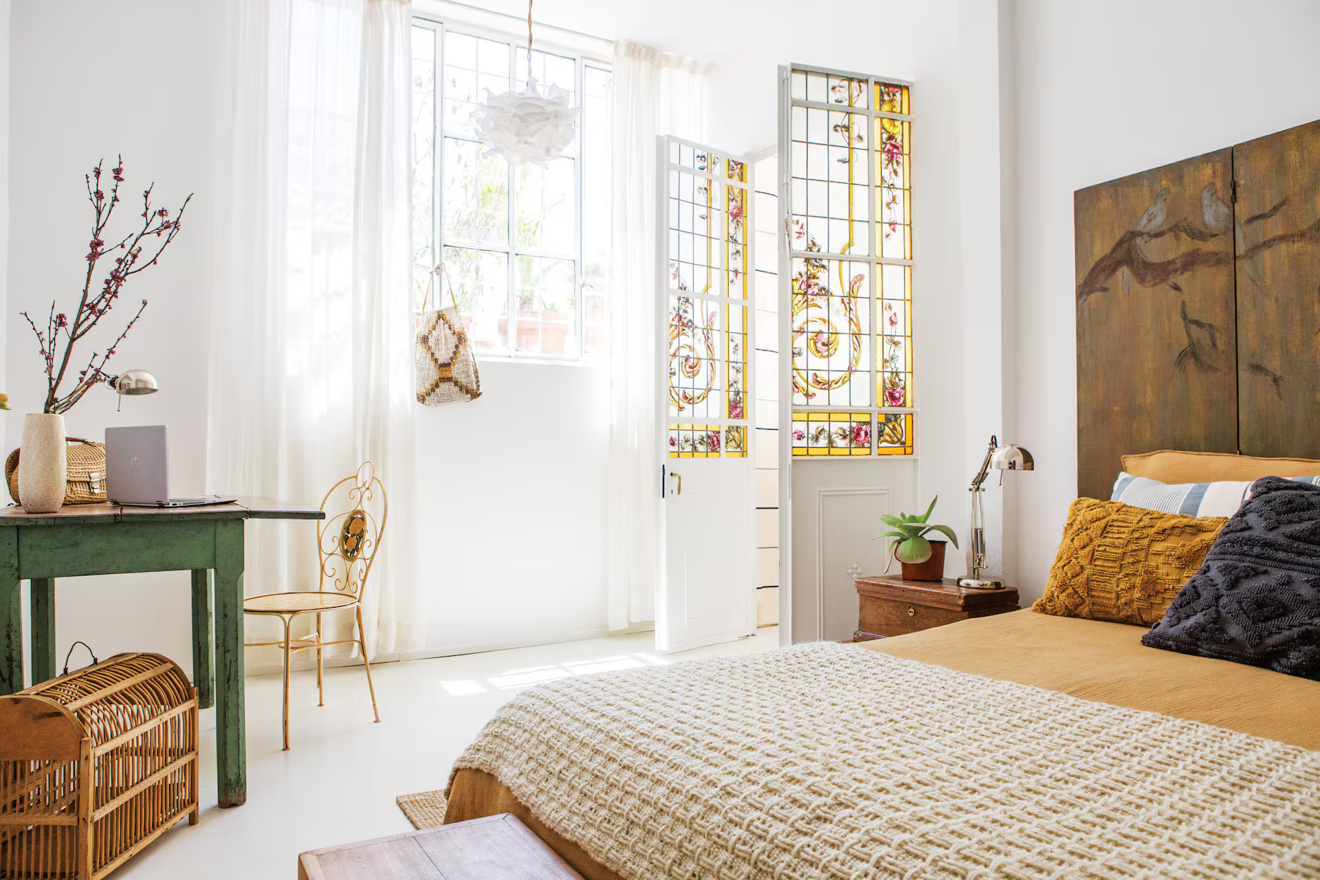 chambre décoration rustique chic et vintage
