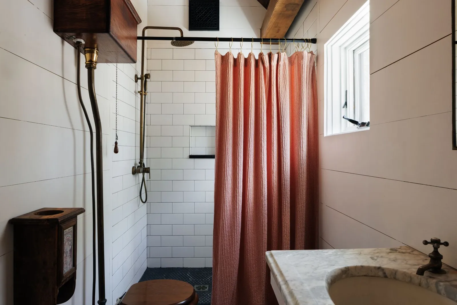 salle de bain rétro