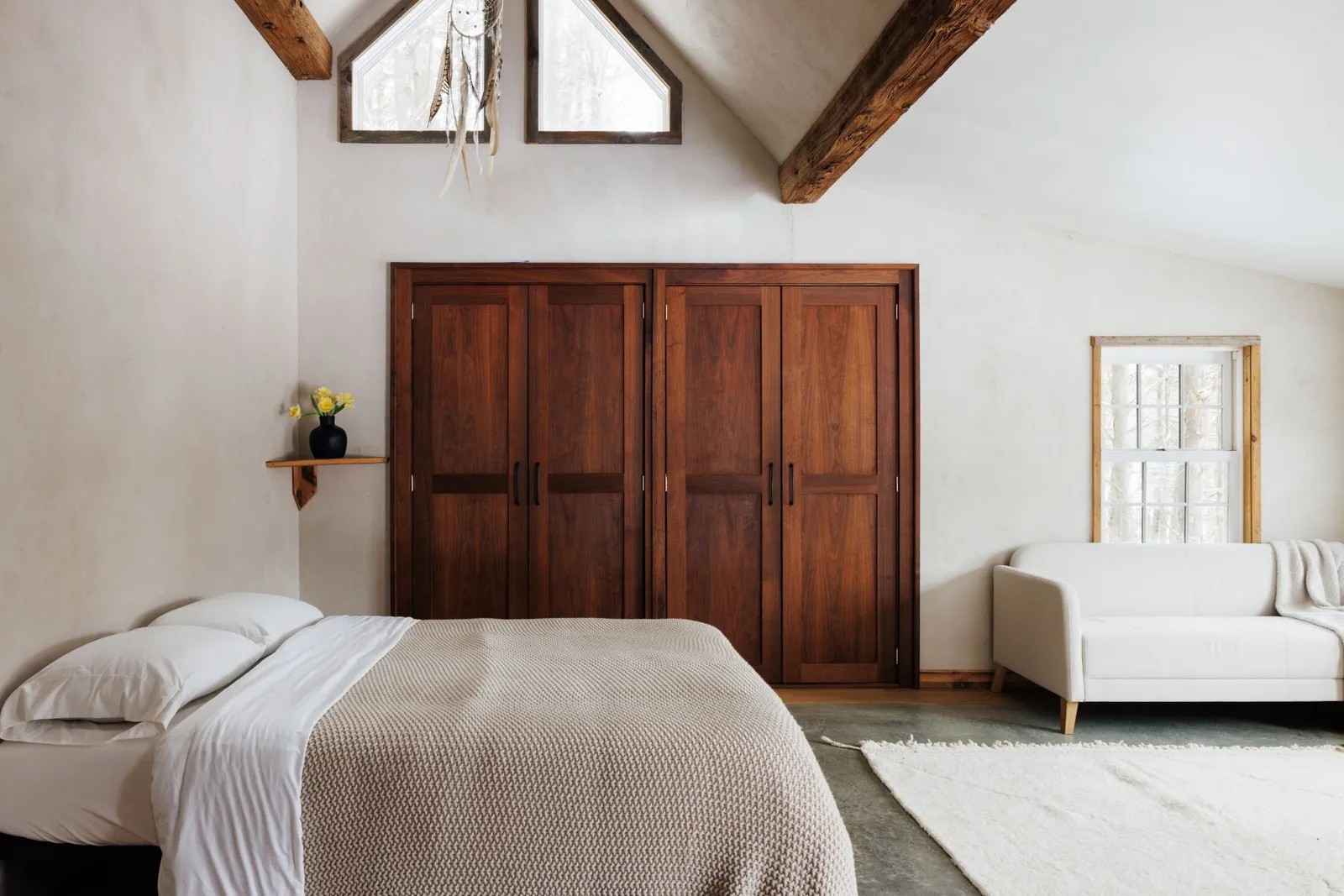 chambre avec poutres
