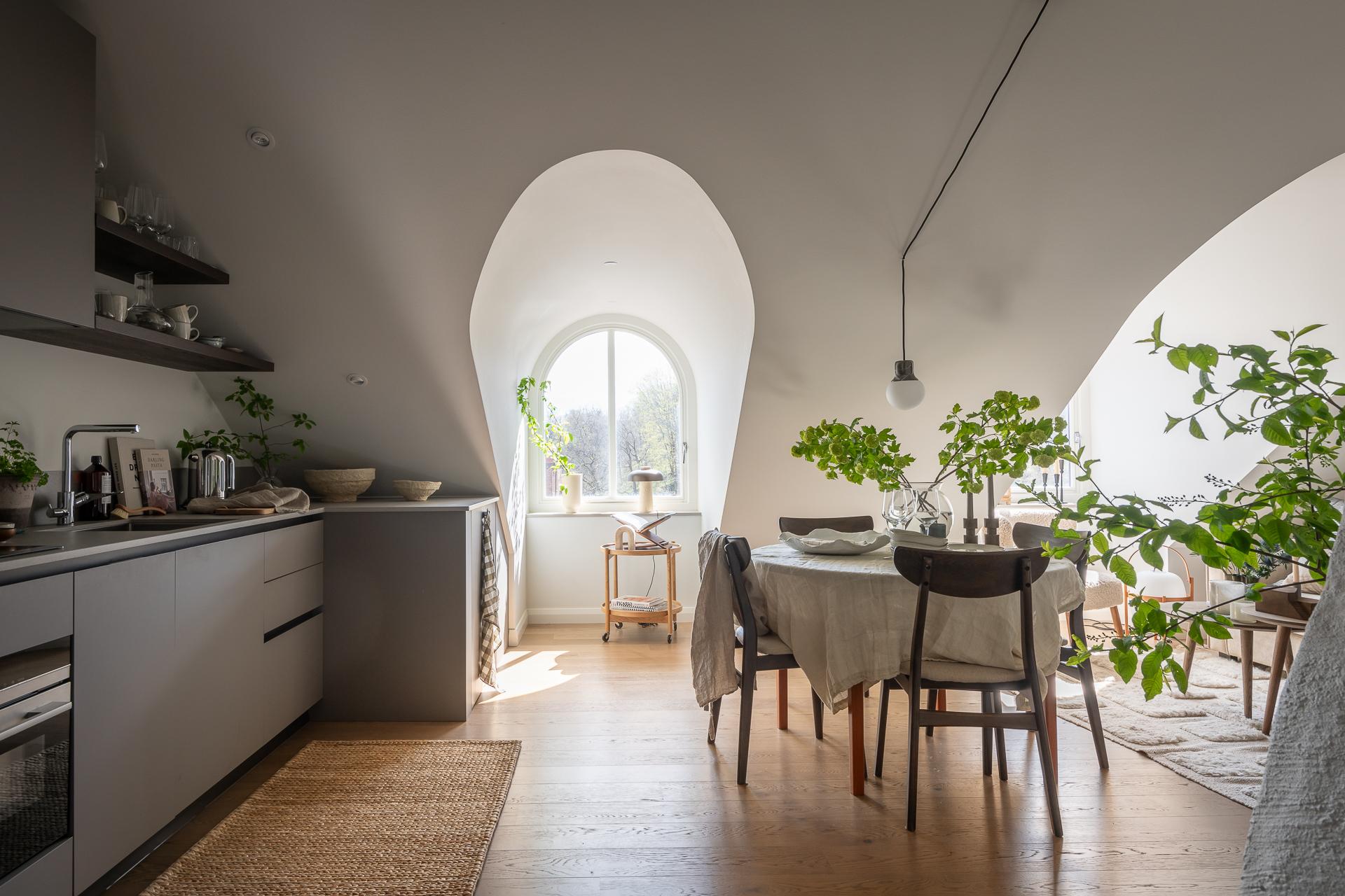 cuisine et salle à manger appartement 34m2