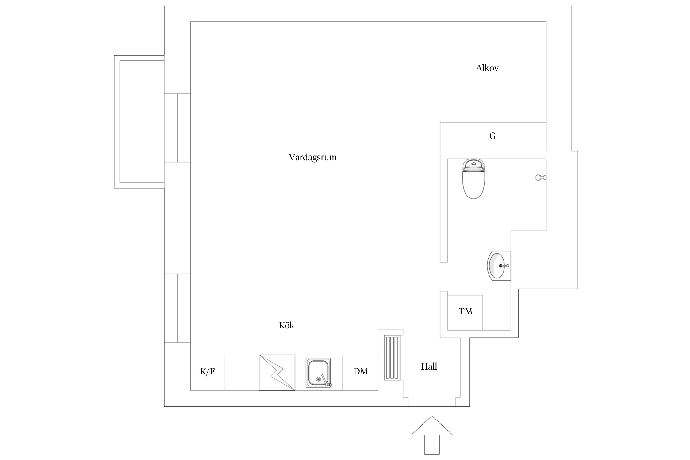 plan studio 46m2 plan studio 46m2