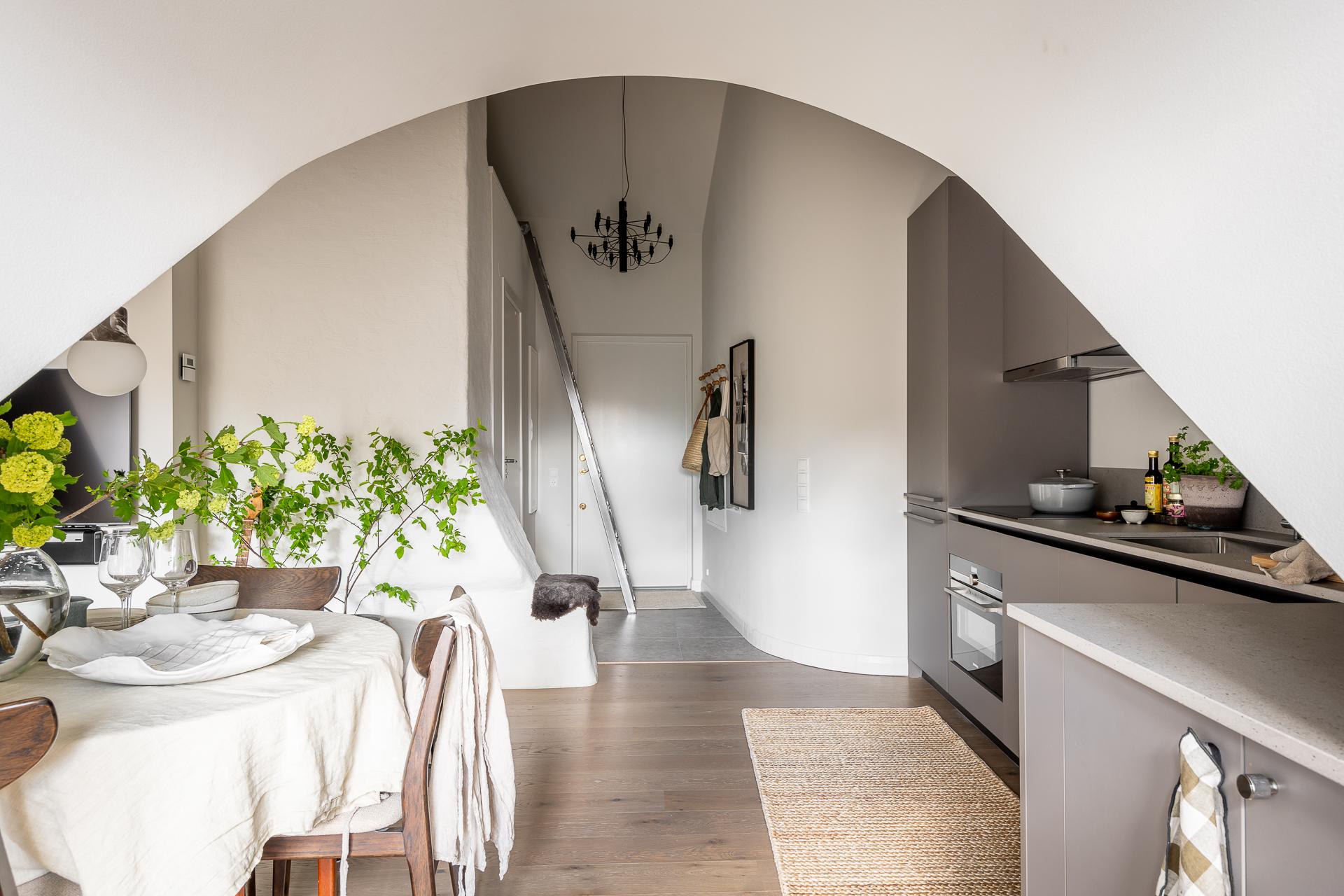 cuisine et salle à manger appartement 34m2