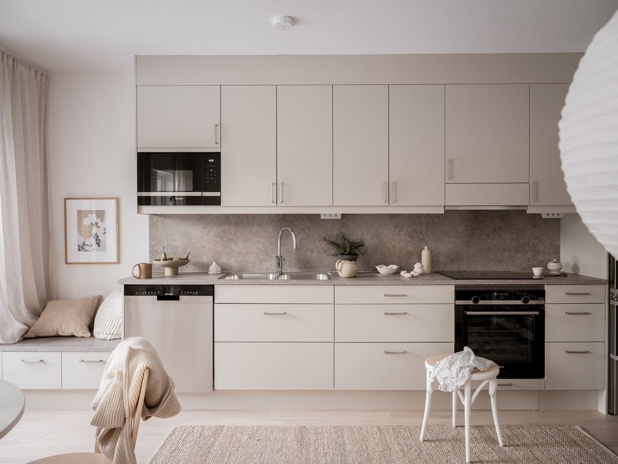 cuisine design beige