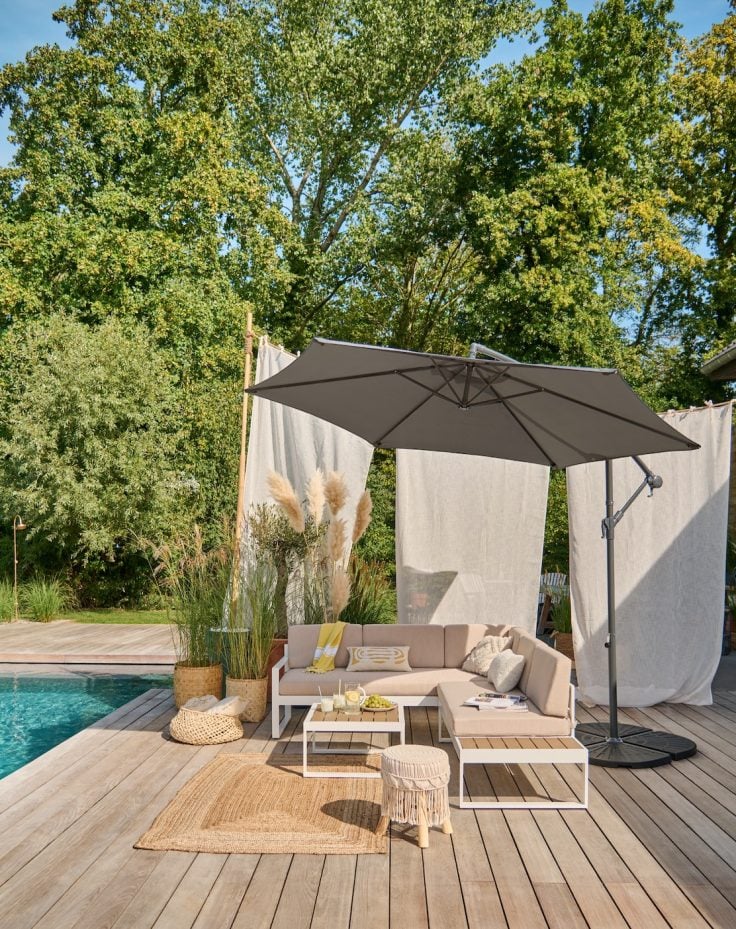 terrasse avec piscine