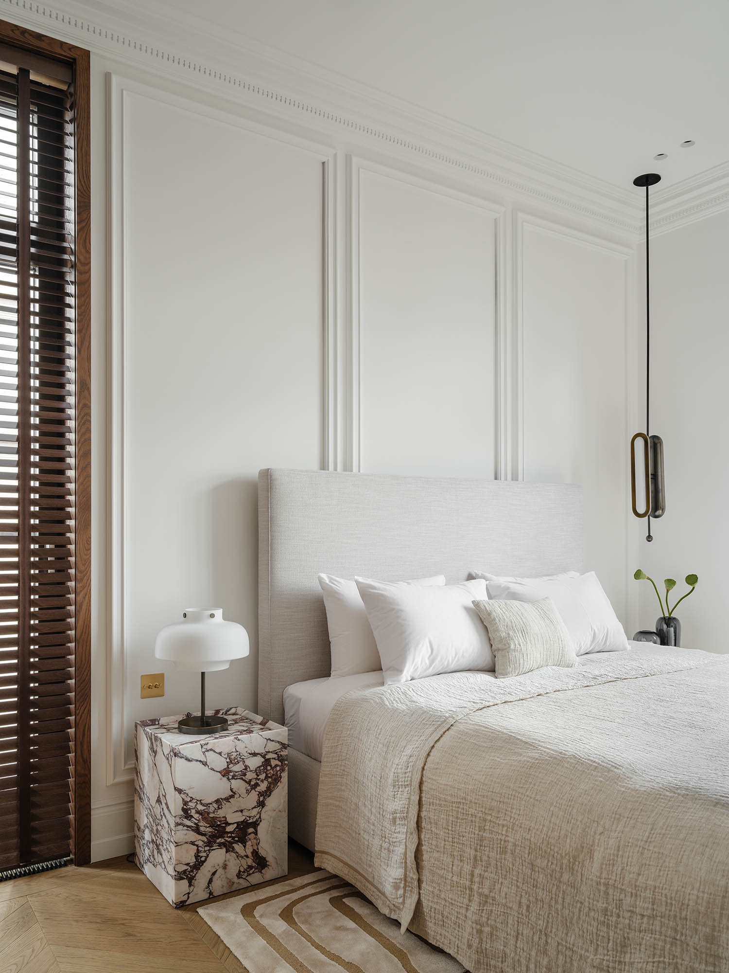 chambre blanche décoration design