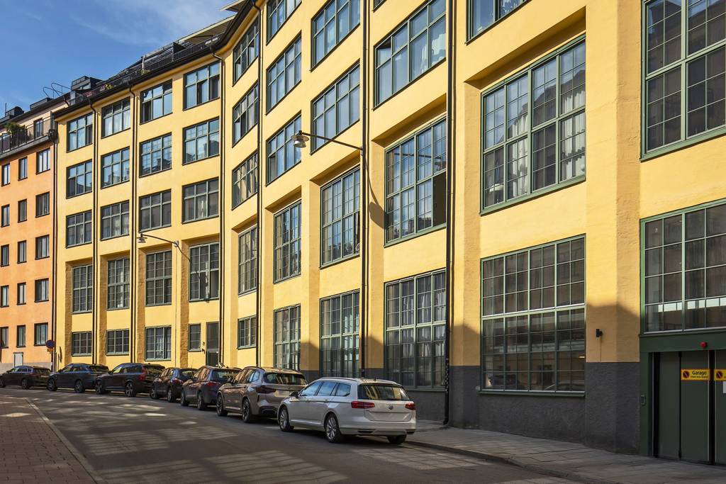 ancienne usine transformée en immeuble loft Stockholm ancienne usine transformée en immeuble loft Stockholm