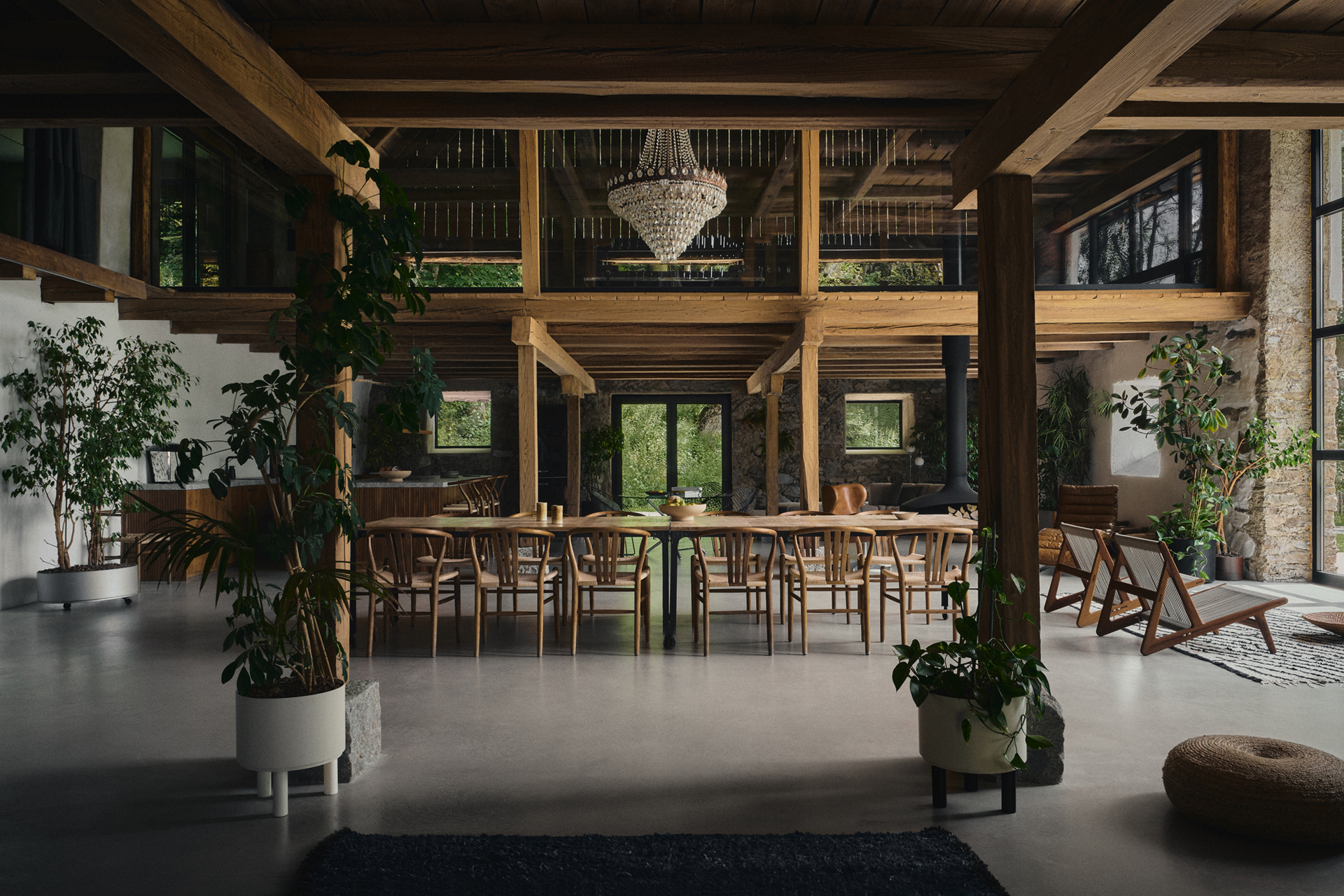 salle à manger décoration contemporaine maison Autriche I-am-Escape
