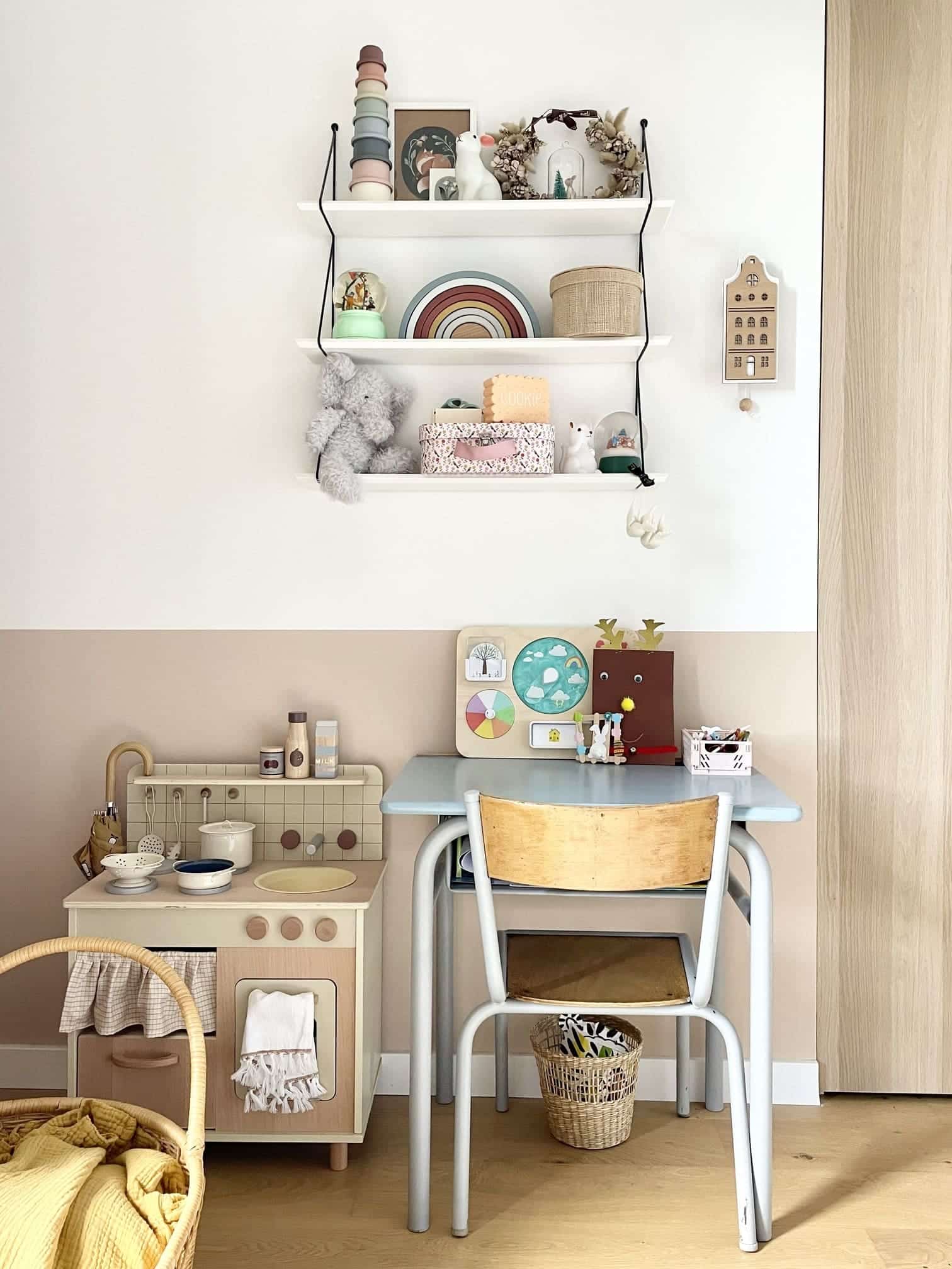 chambre enfant appartement rénové par par Charlotte Gille de Happy Pog chambre enfant appartement rénové par par Charlotte Gille de Happy Pog