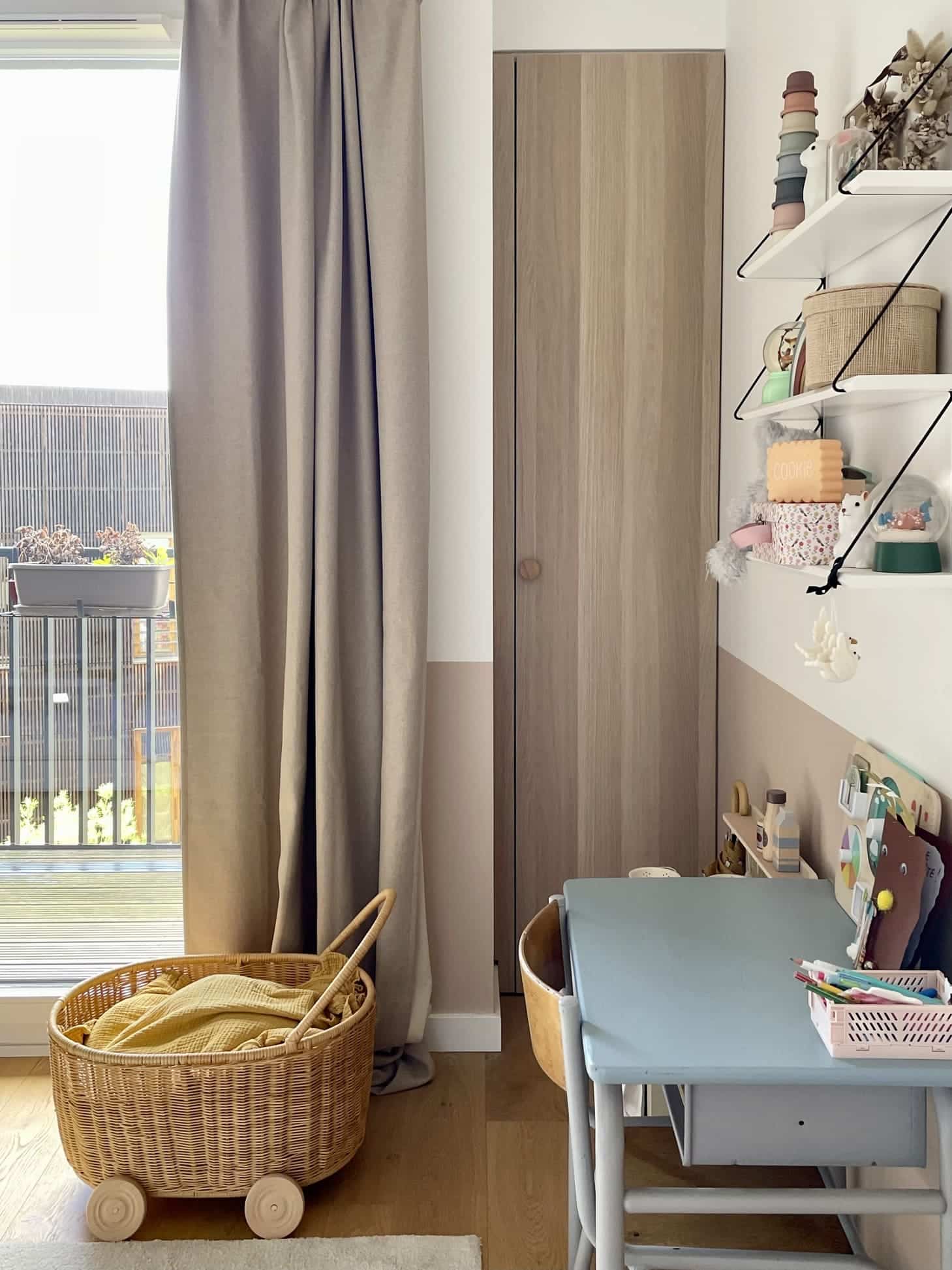 chambre enfant appartement rénové par par Charlotte Gille de Happy Pog chambre enfant appartement rénové par par Charlotte Gille de Happy Pog