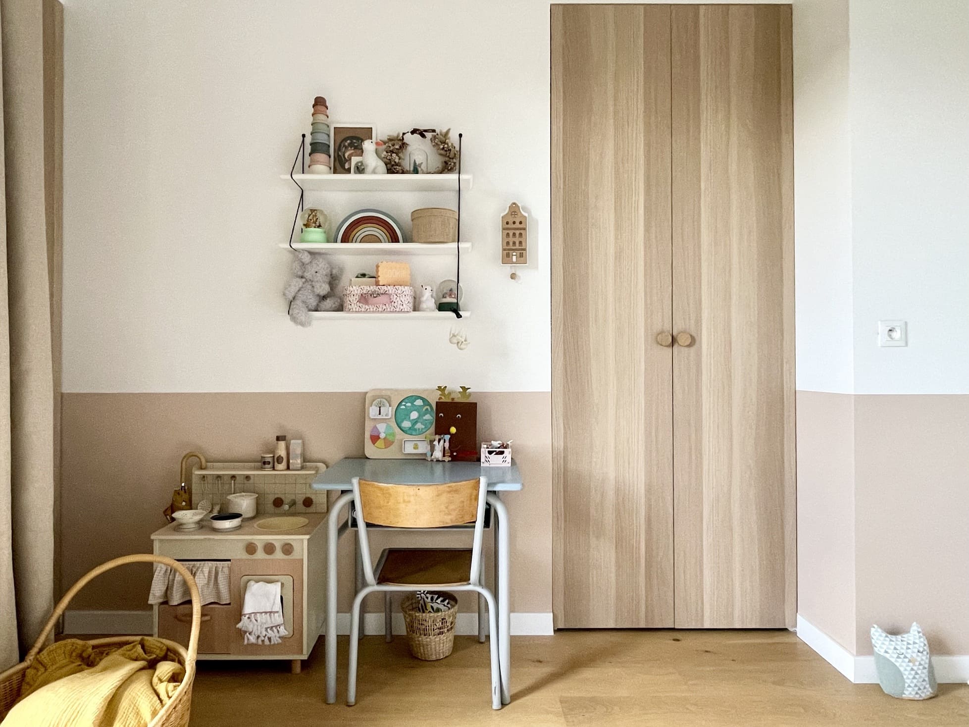 chambre enfant appartement rénové par par Charlotte Gille de Happy Pog chambre enfant appartement rénové par par Charlotte Gille de Happy Pog