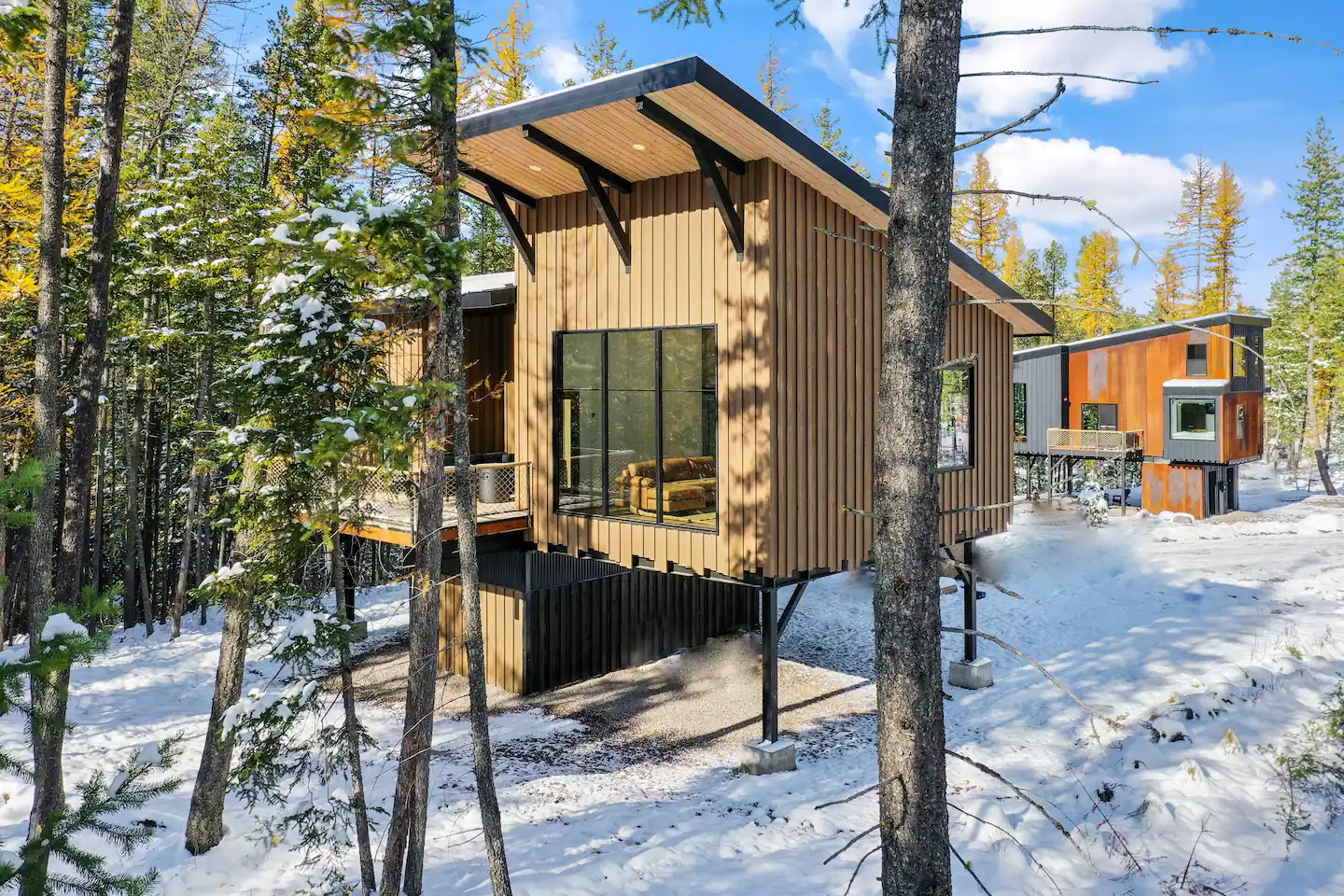 maison en bois contemporaine