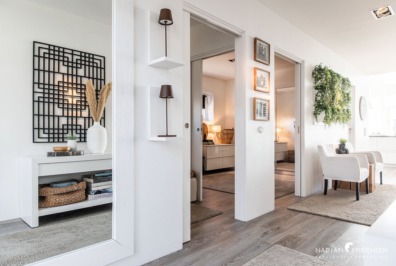 entrée maison contemporaine