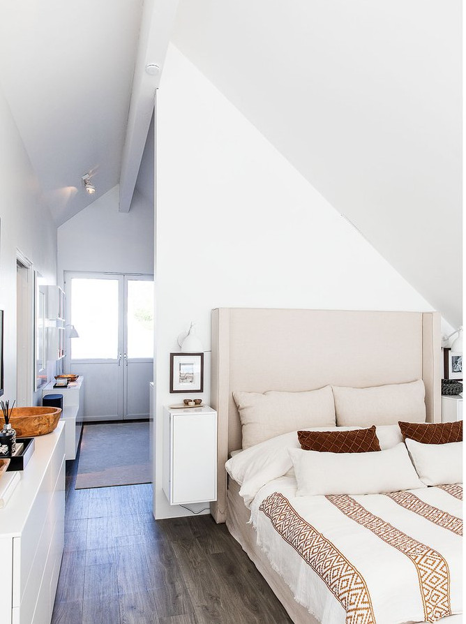 chambre mansardée maison contemporaine