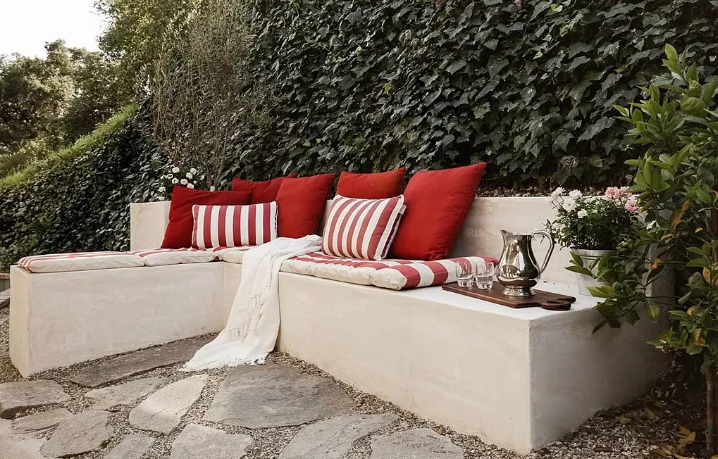 jardin avec banquette maçonnée jardin avec banquette maçonnée