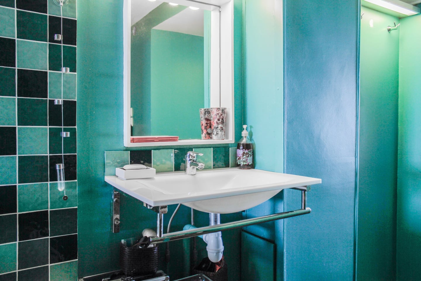 salle de bain carrelage vert salle de bain carrelage vert