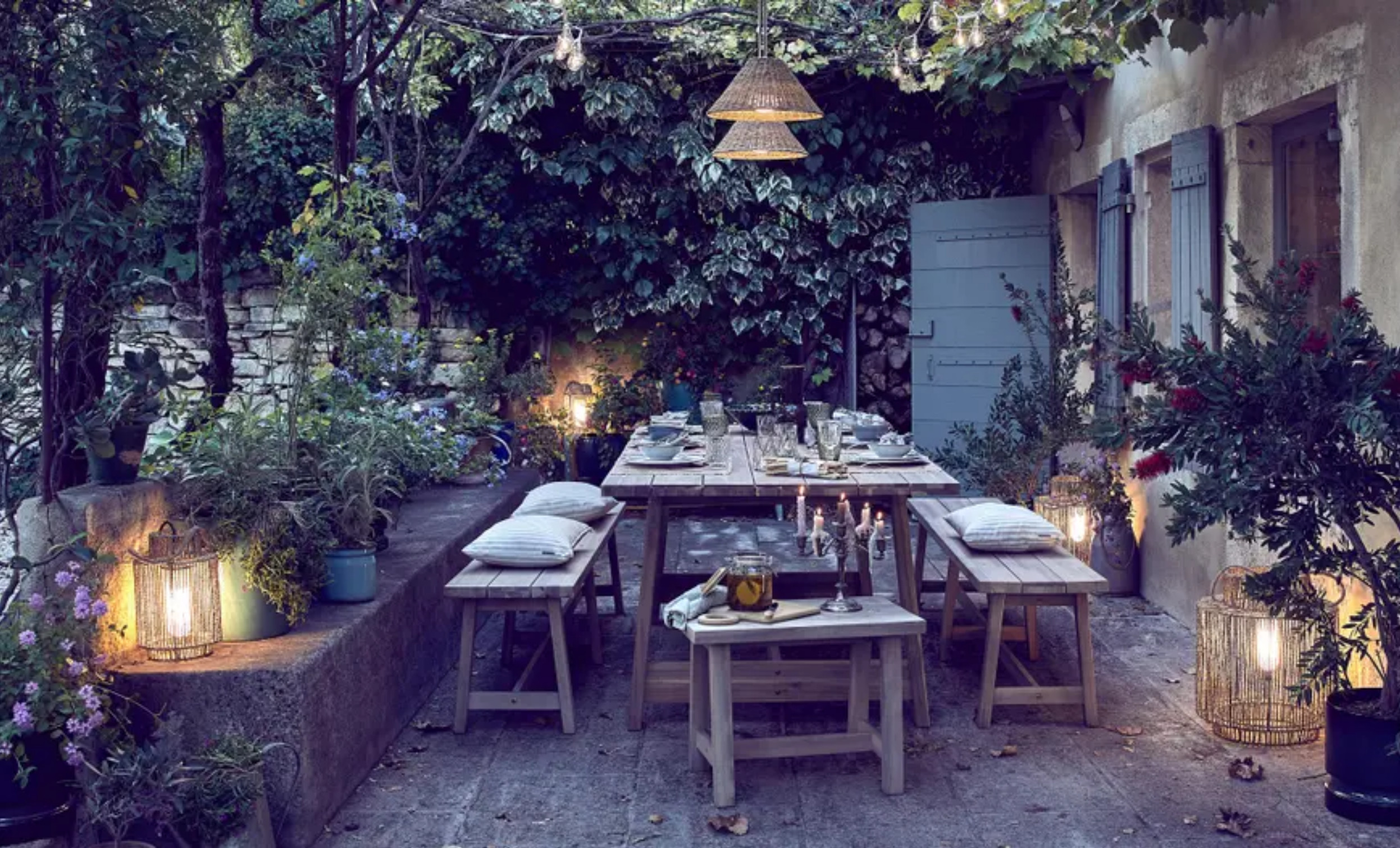 jardin maison en pierres style campagne chic par Leroy Merlin jardin maison en pierres style campagne chic par Leroy Merlin