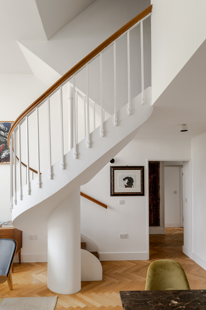 escalier dans salon