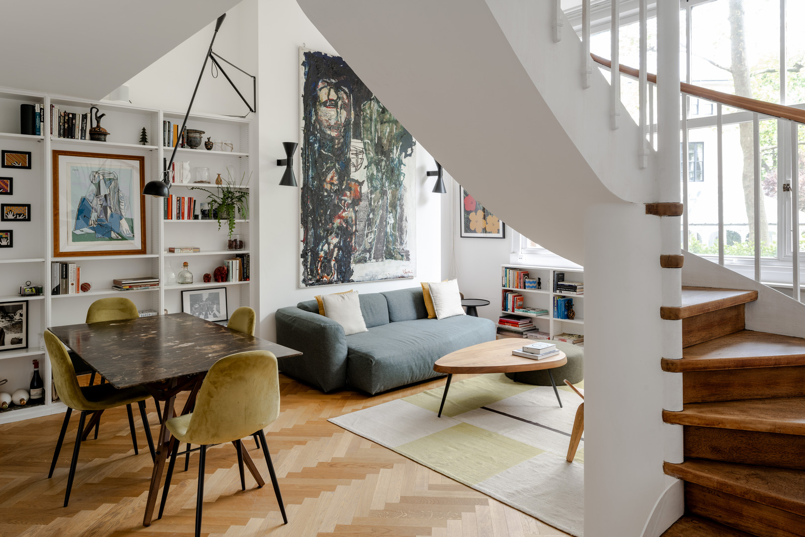 salon appartement décoration moderne