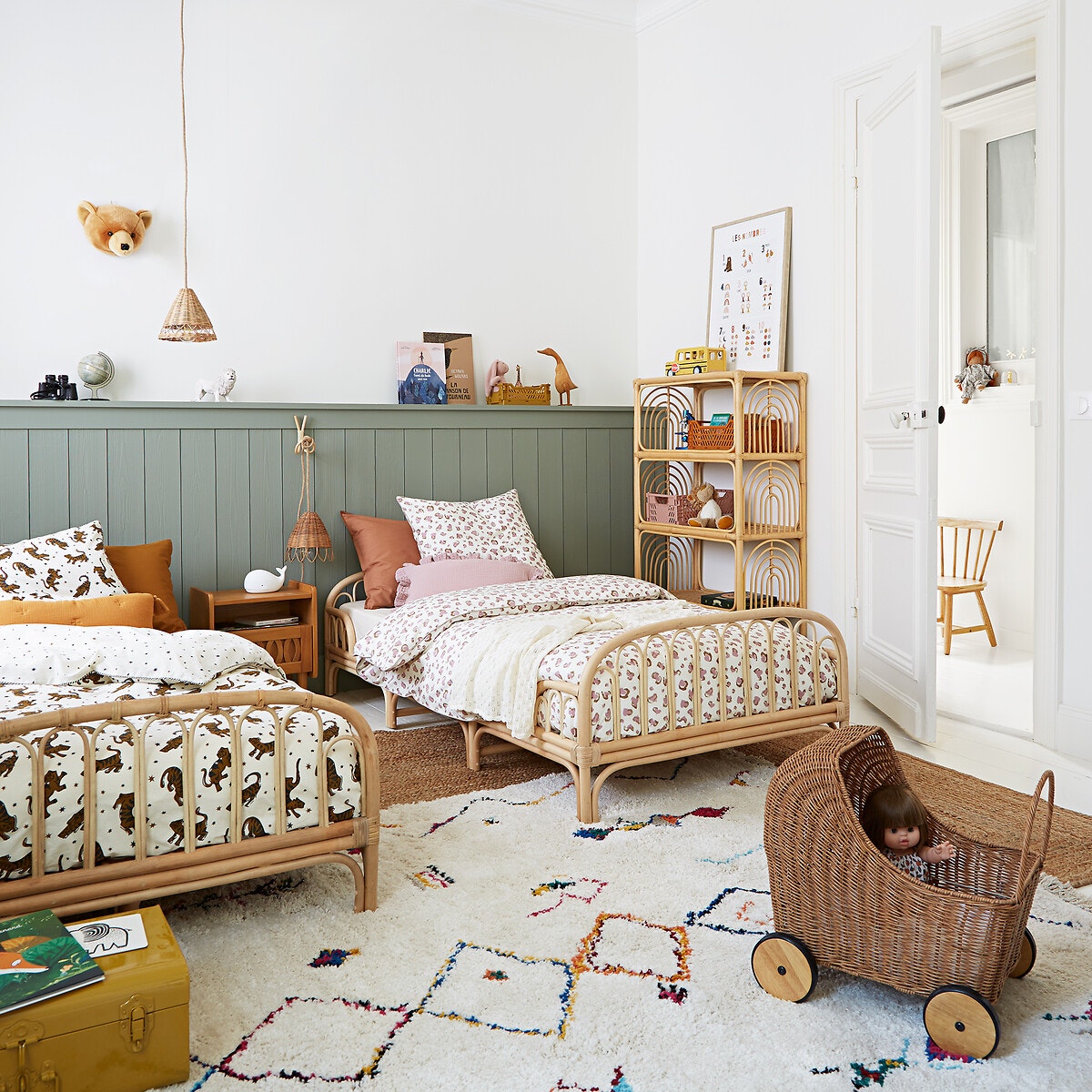chambre enfant style campagne catalogue La Redoute Intérieurs 2024 chambre enfant style campagne catalogue La Redoute Intérieurs 2024
