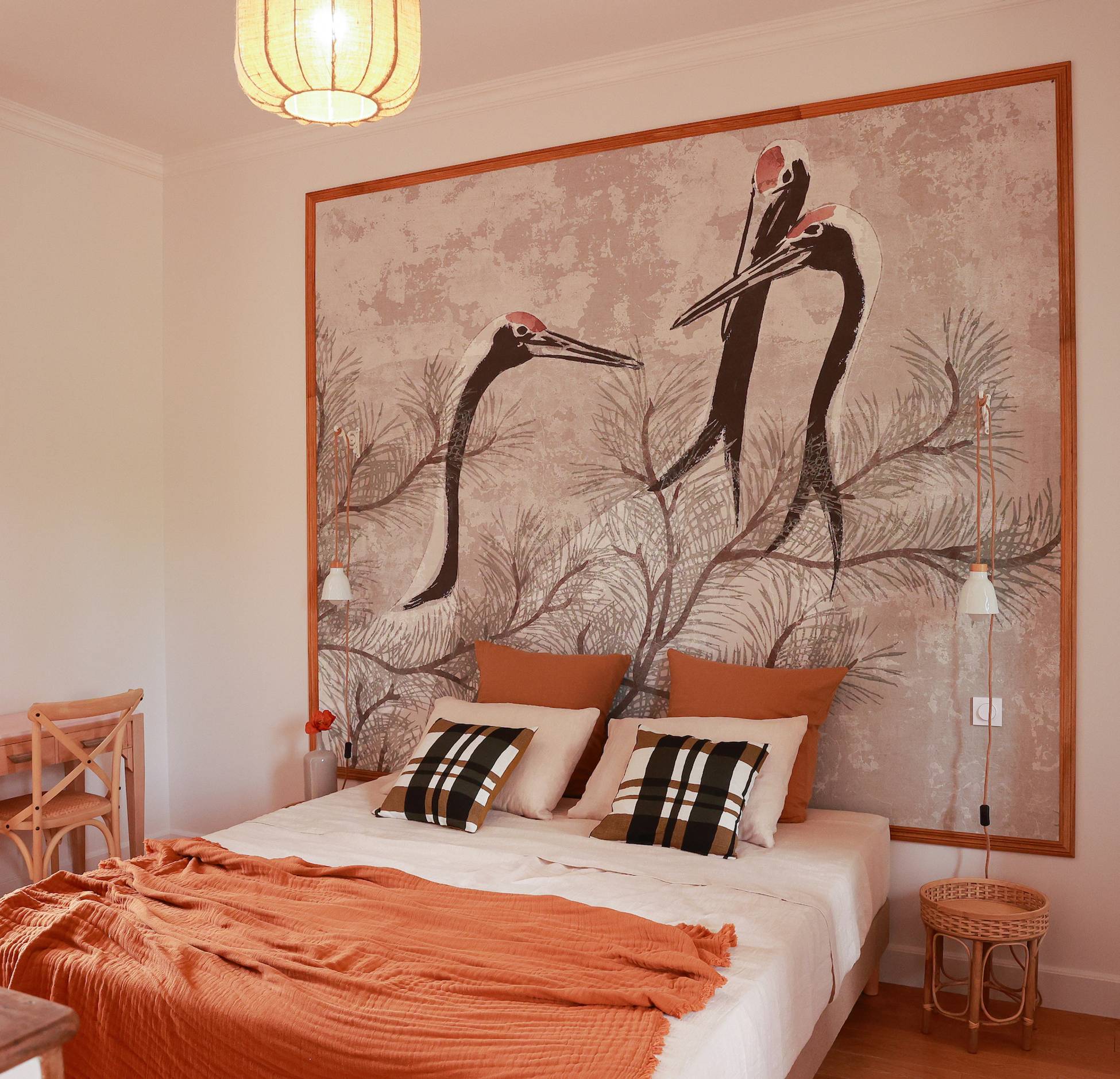 chambre décoration contemporaine thème grues chambre décoration contemporaine thème grues