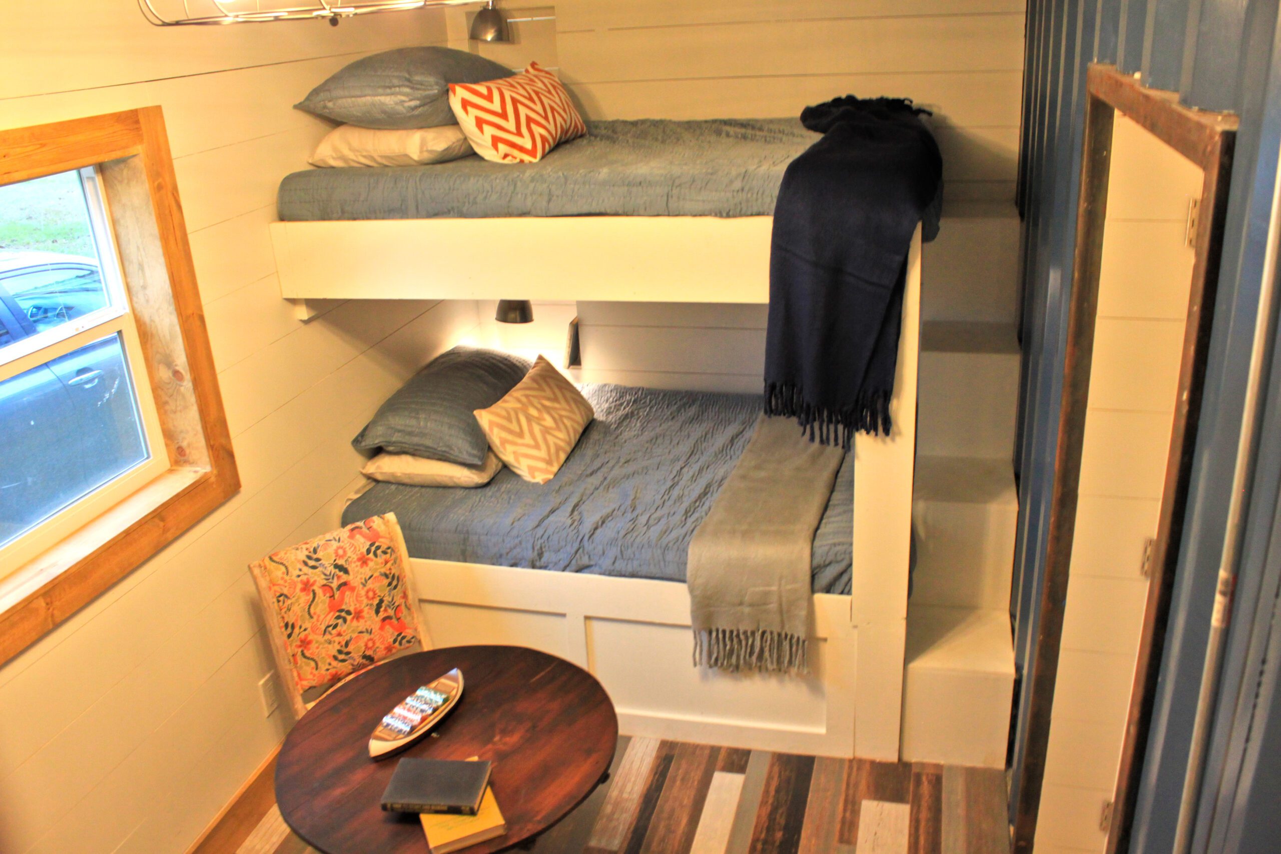 chambre lits superposés maison container