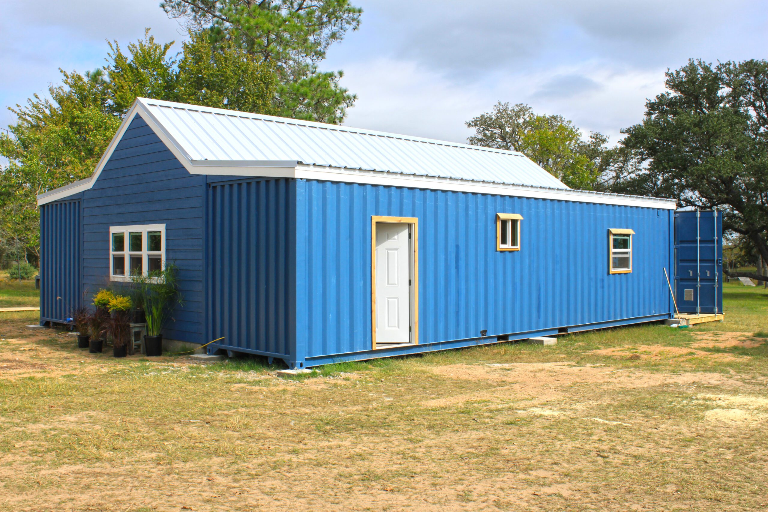 façade arrière maison container