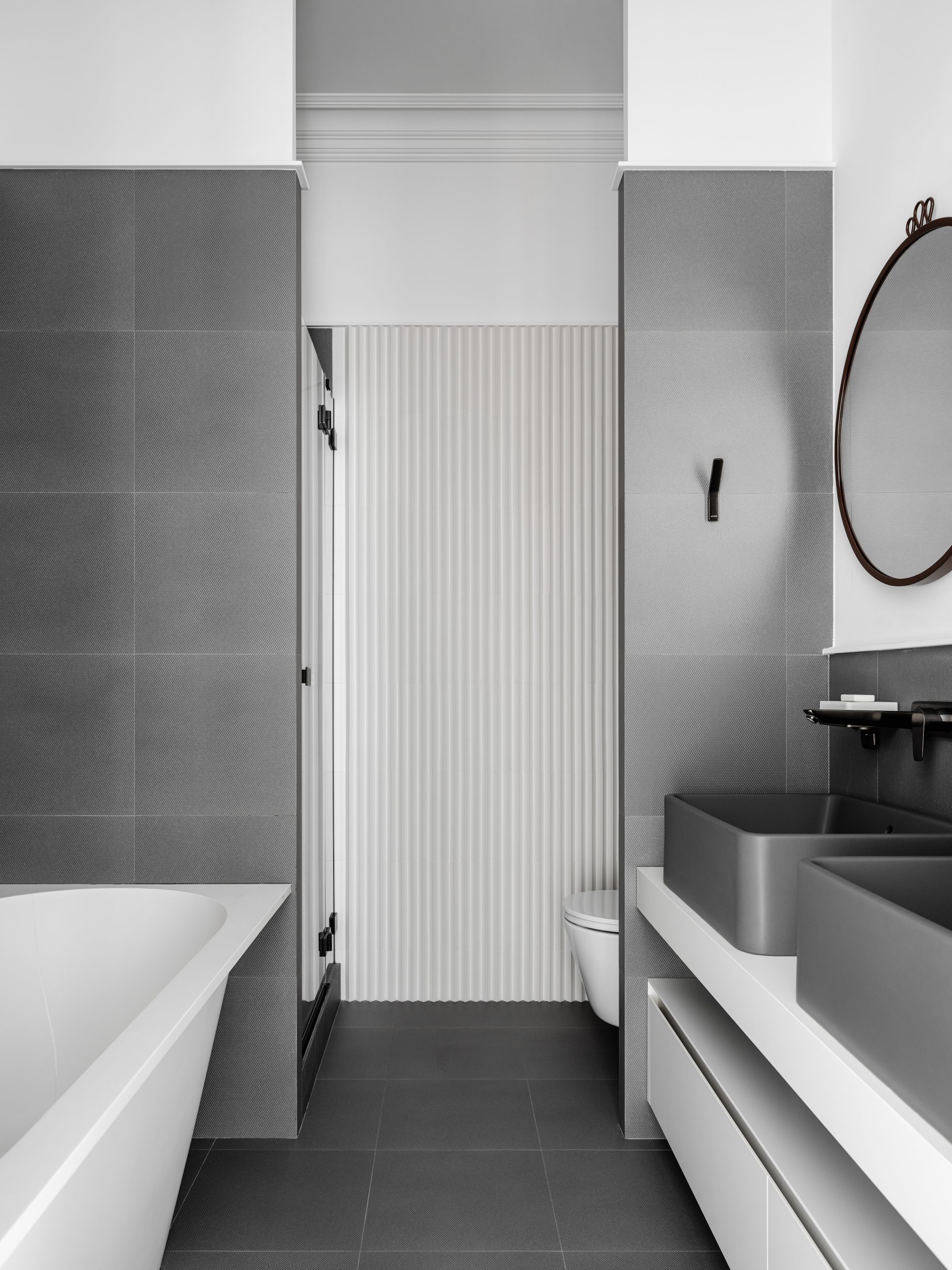 salle de bain design grise et blanche salle de bain design grise et blanche