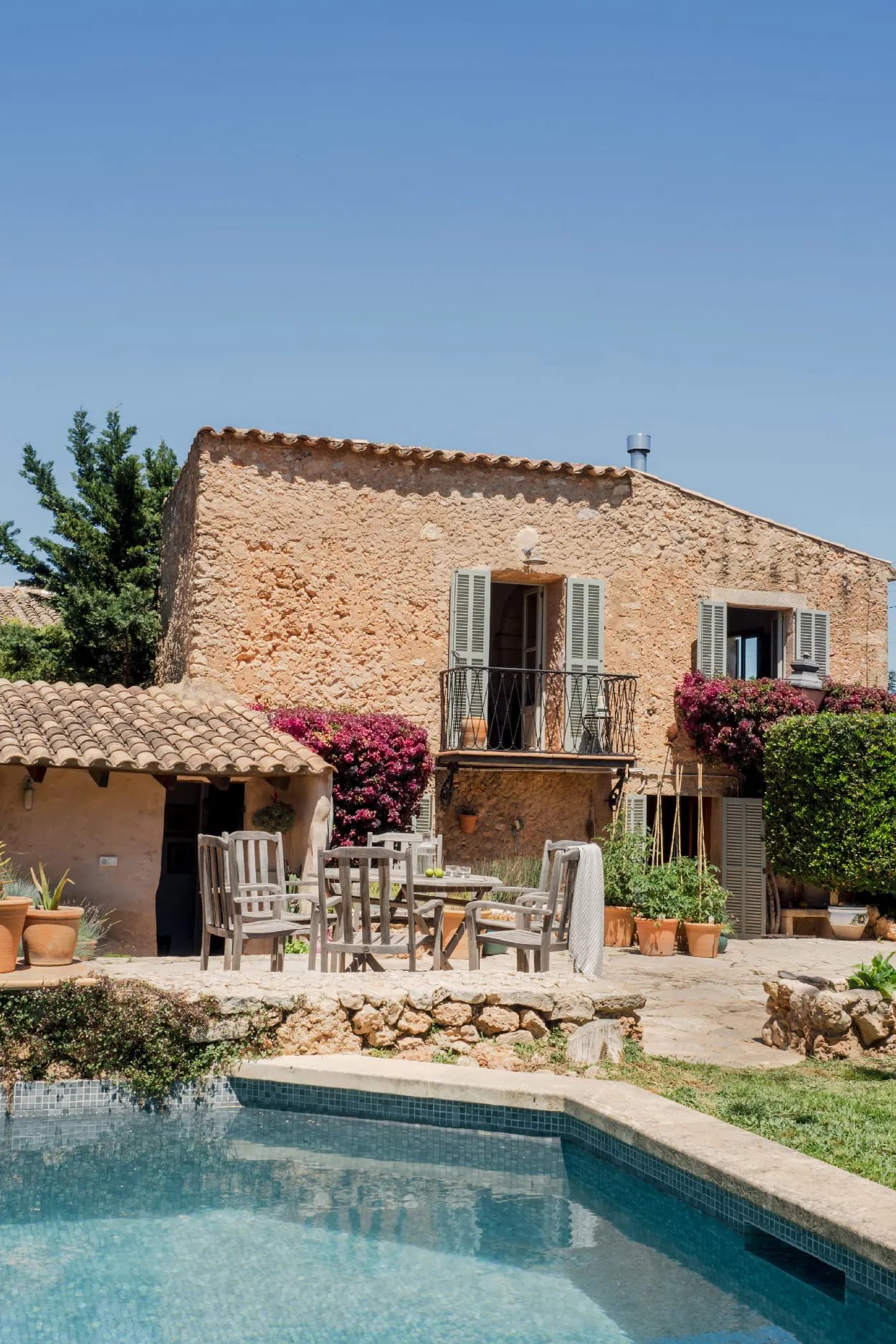 maison en pierres avec piscine Majorque maison en pierres avec piscine Majorque