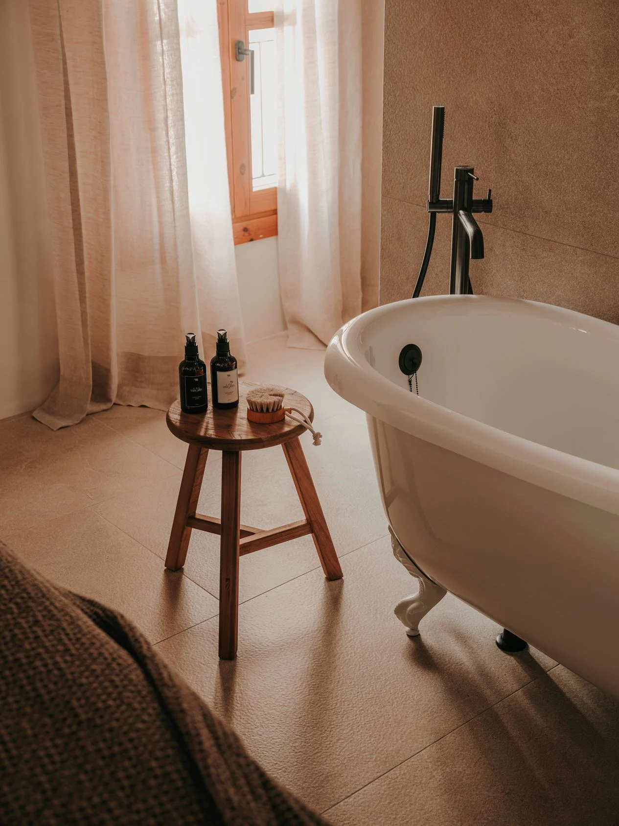 salle de bain rétro