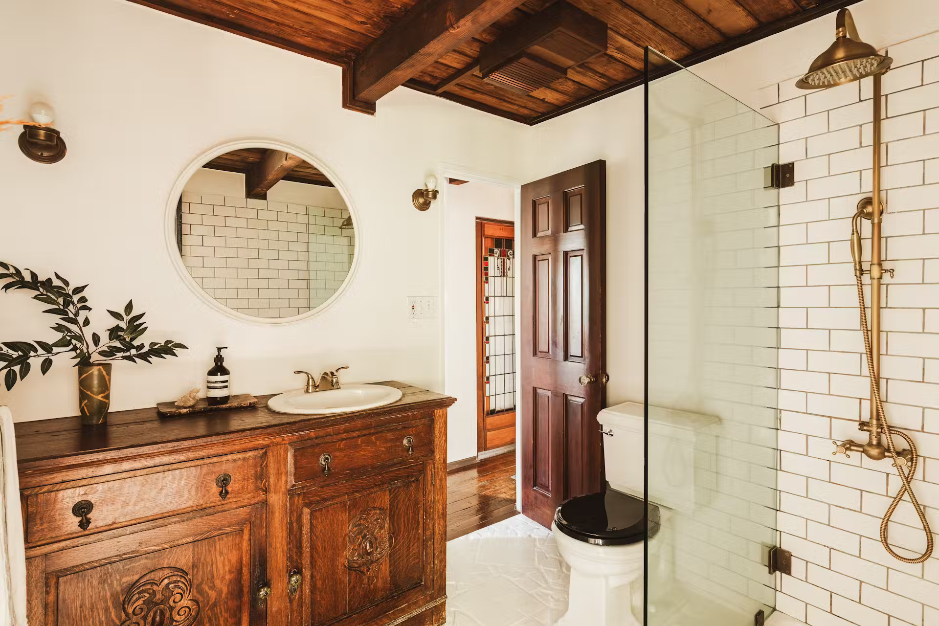 salle de bain maison en bois décoration vintage salle de bain maison en bois décoration vintage