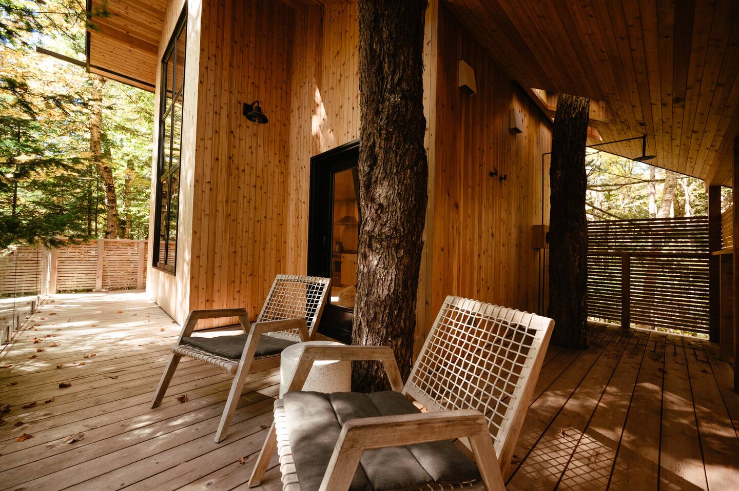 terrasse petite maison en bois 