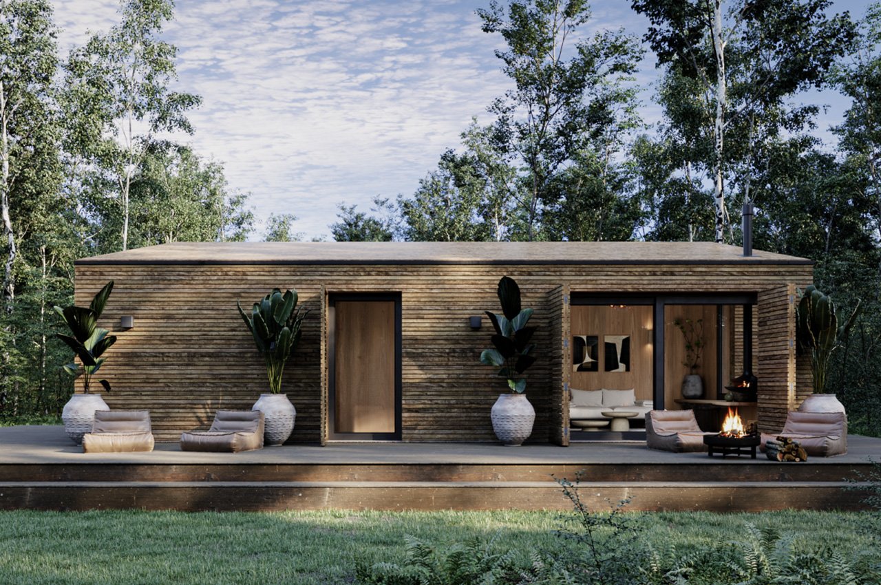 petite maison en bois 30m2 Yiruma