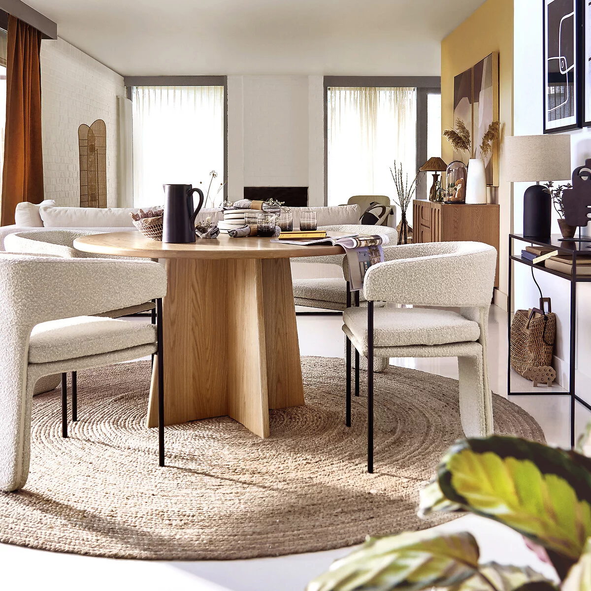 salle à manger décoration naturelle AM PM La Redoute