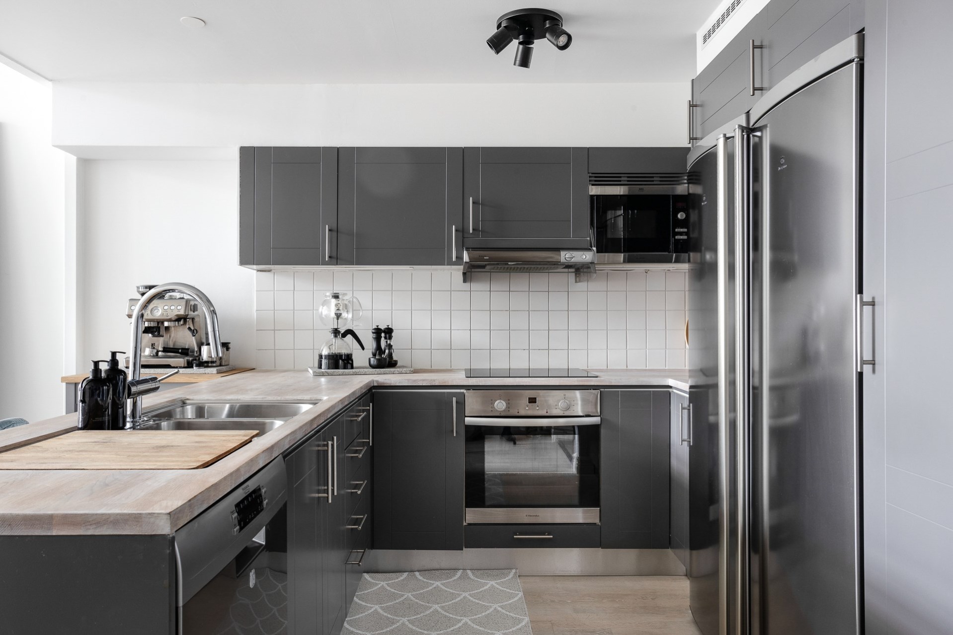 cuisine design grise
