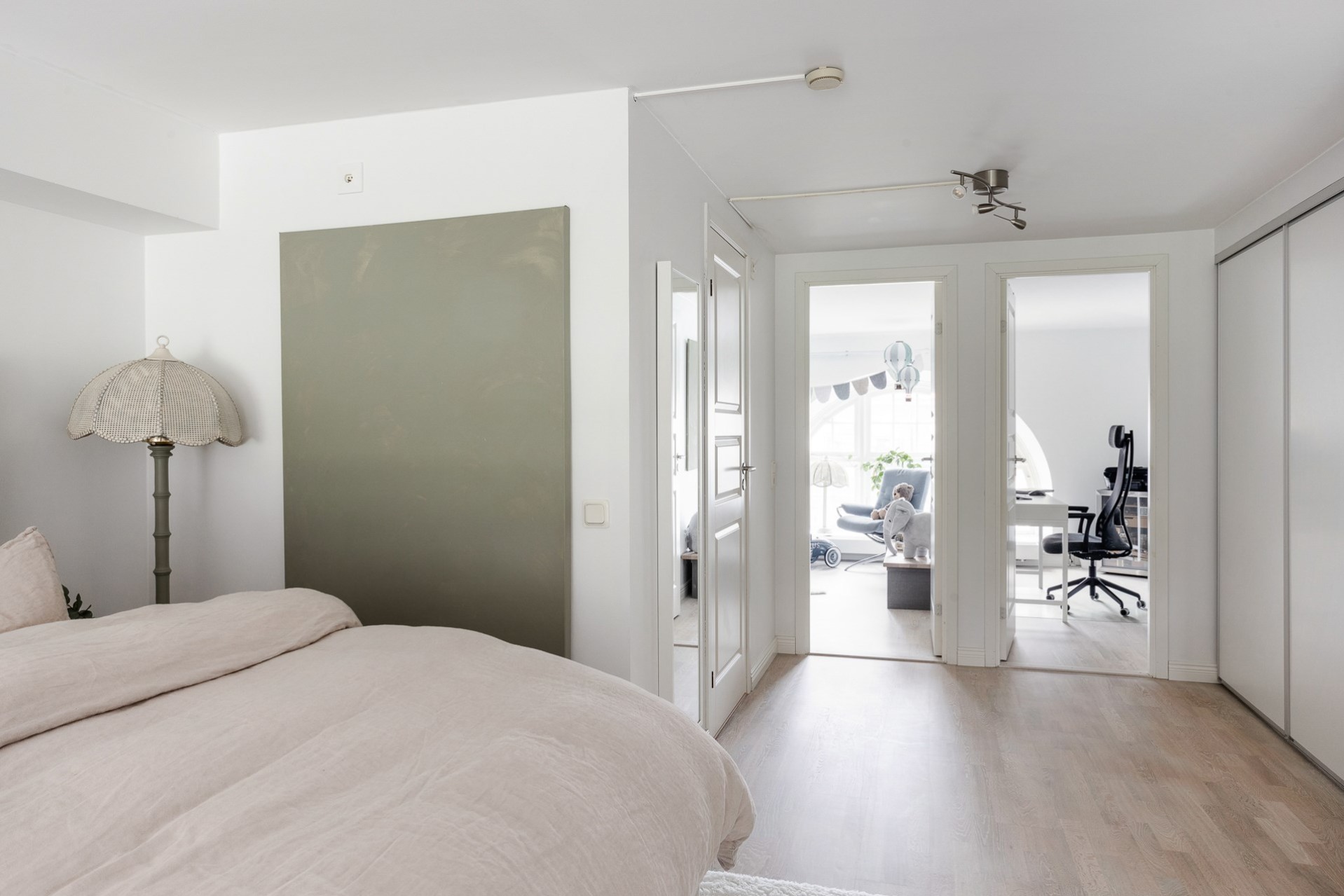 chambre sur mezzanine décoration contemporaine