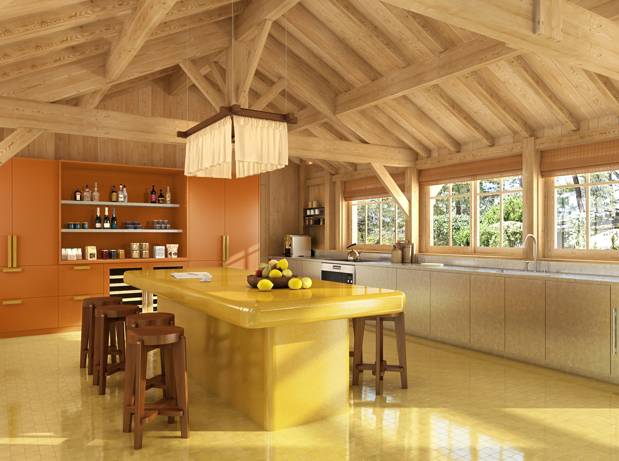 cuisine maison en bois Le Cœur du Ferret Iconic House cuisine maison en bois Le Cœur du Ferret Iconic House