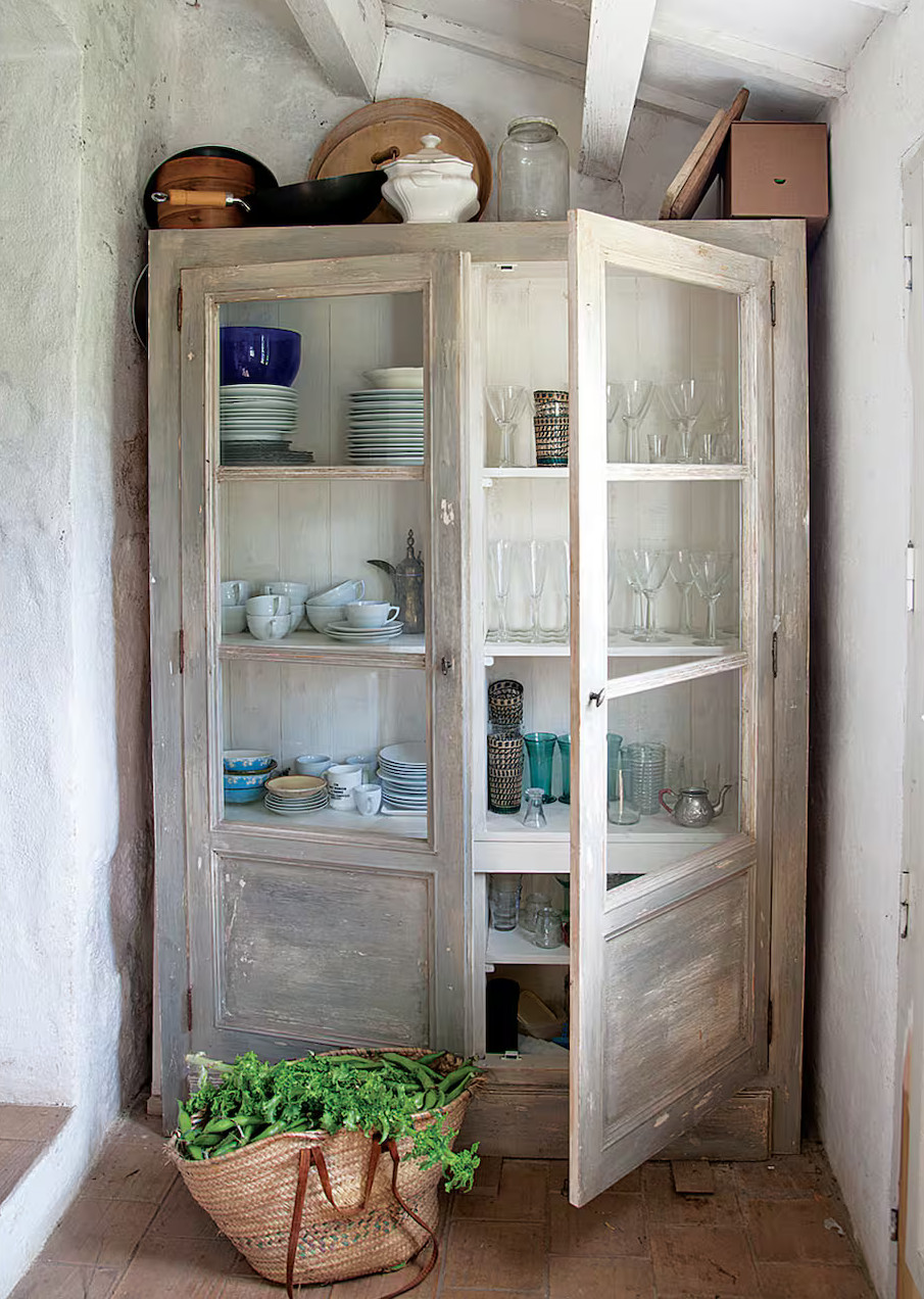vitrine rustique dans cuisine vitrine rustique dans cuisine