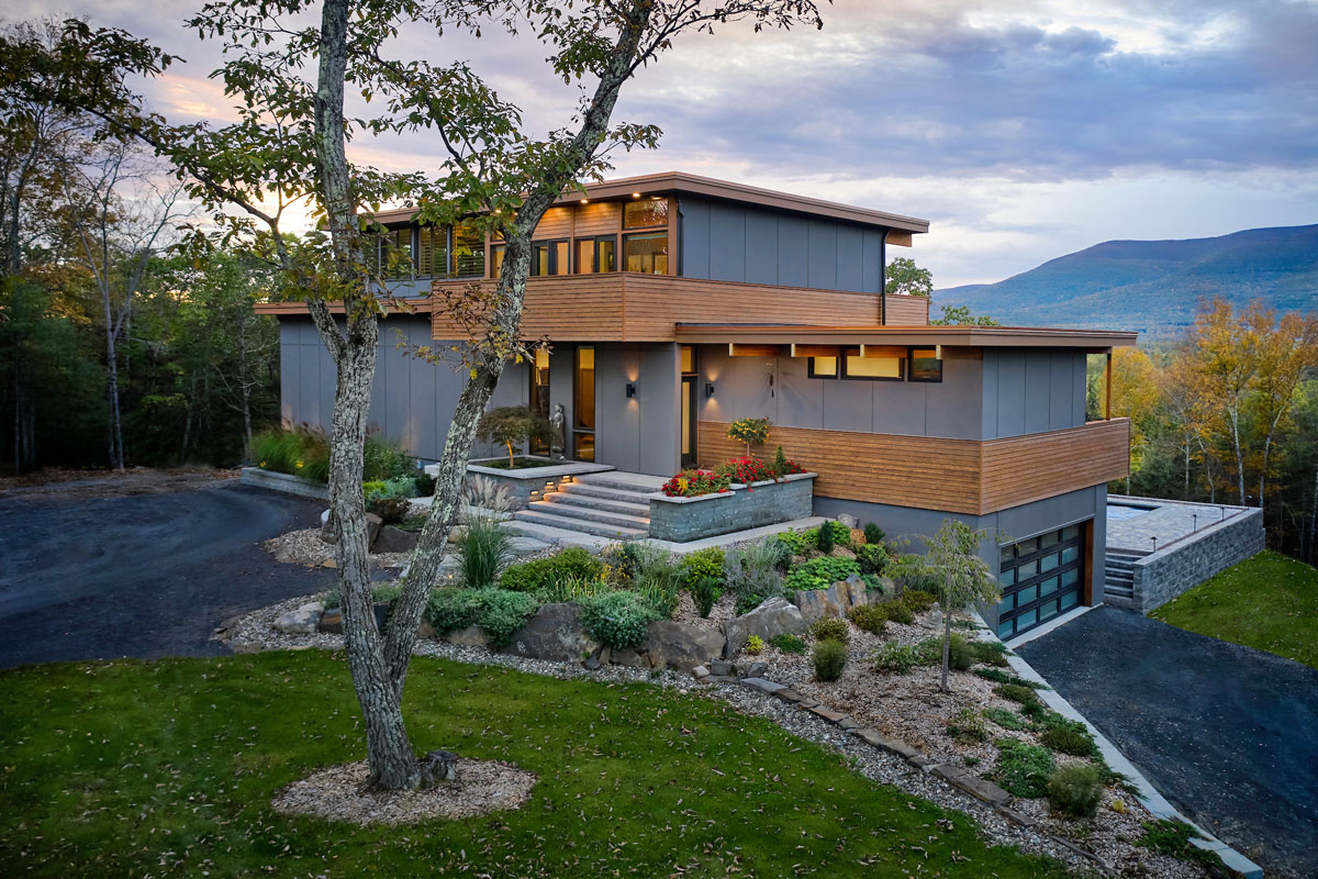 maison contemporaine en kit Lindal Cedar Homes