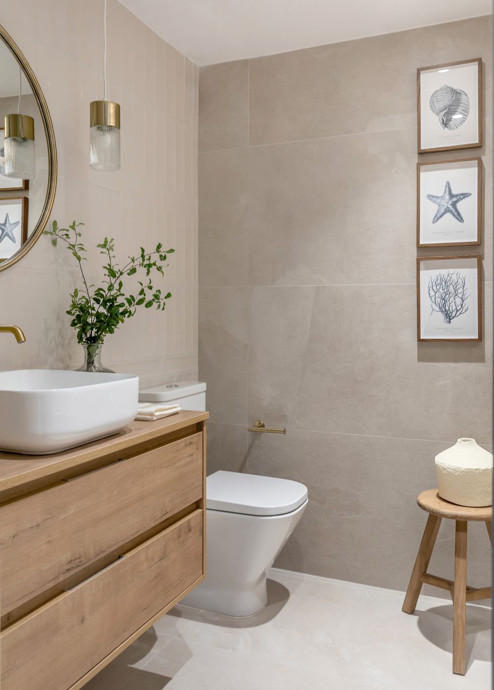 salle de bain beige appartement 57m2 décoration contemporaine salle de bain beige appartement 57m2 décoration contemporaine