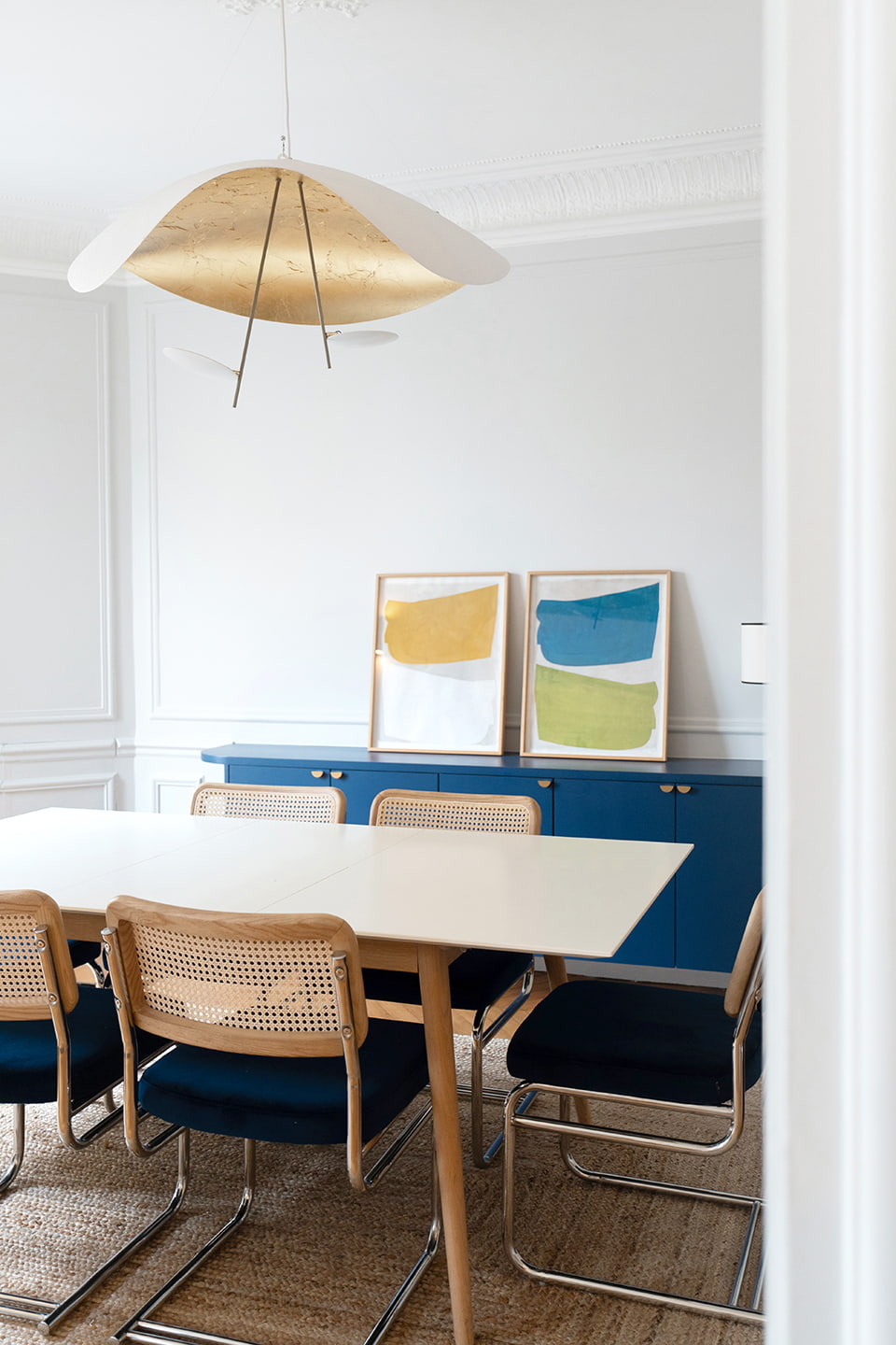 salle à manger décoration contemporaine appartement rénové Paris salle à manger décoration contemporaine appartement rénové Paris