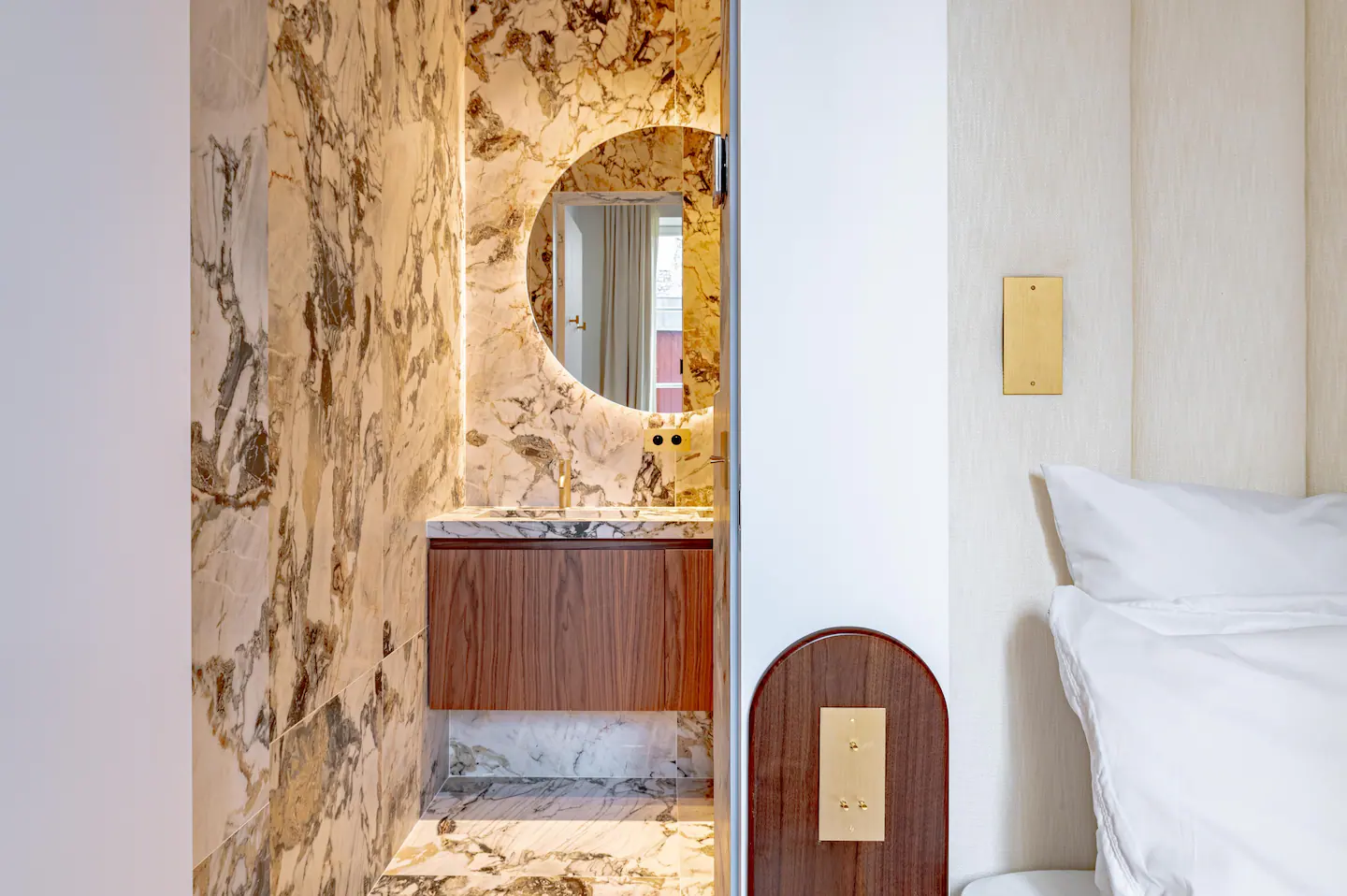 chambre avec salle de bain marbre décoration design chambre avec salle de bain marbre décoration design