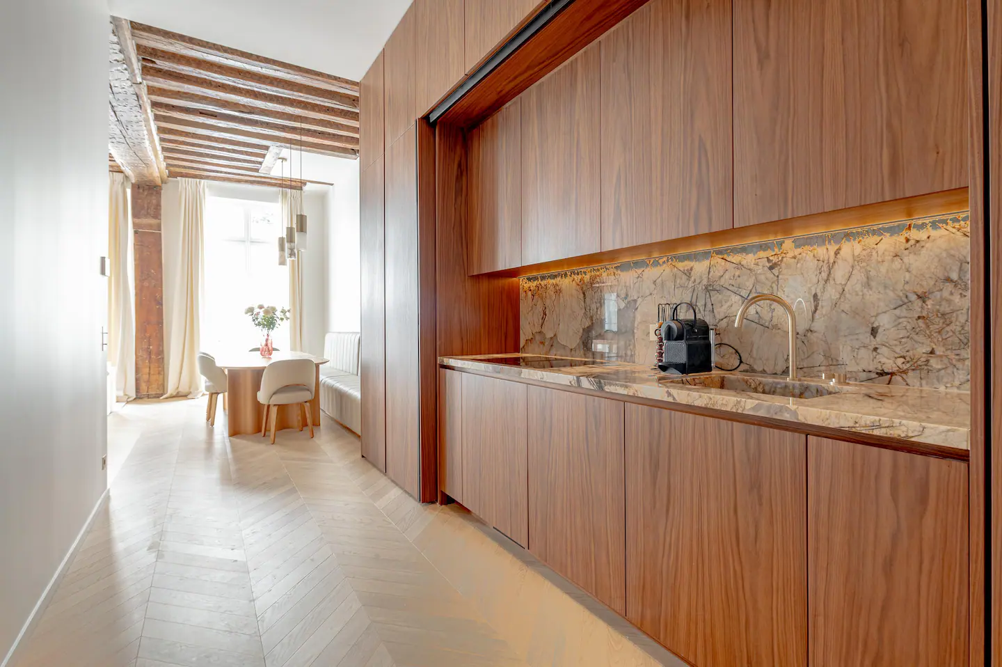 cuisine bois et marbre décoration design cuisine bois et marbre décoration design