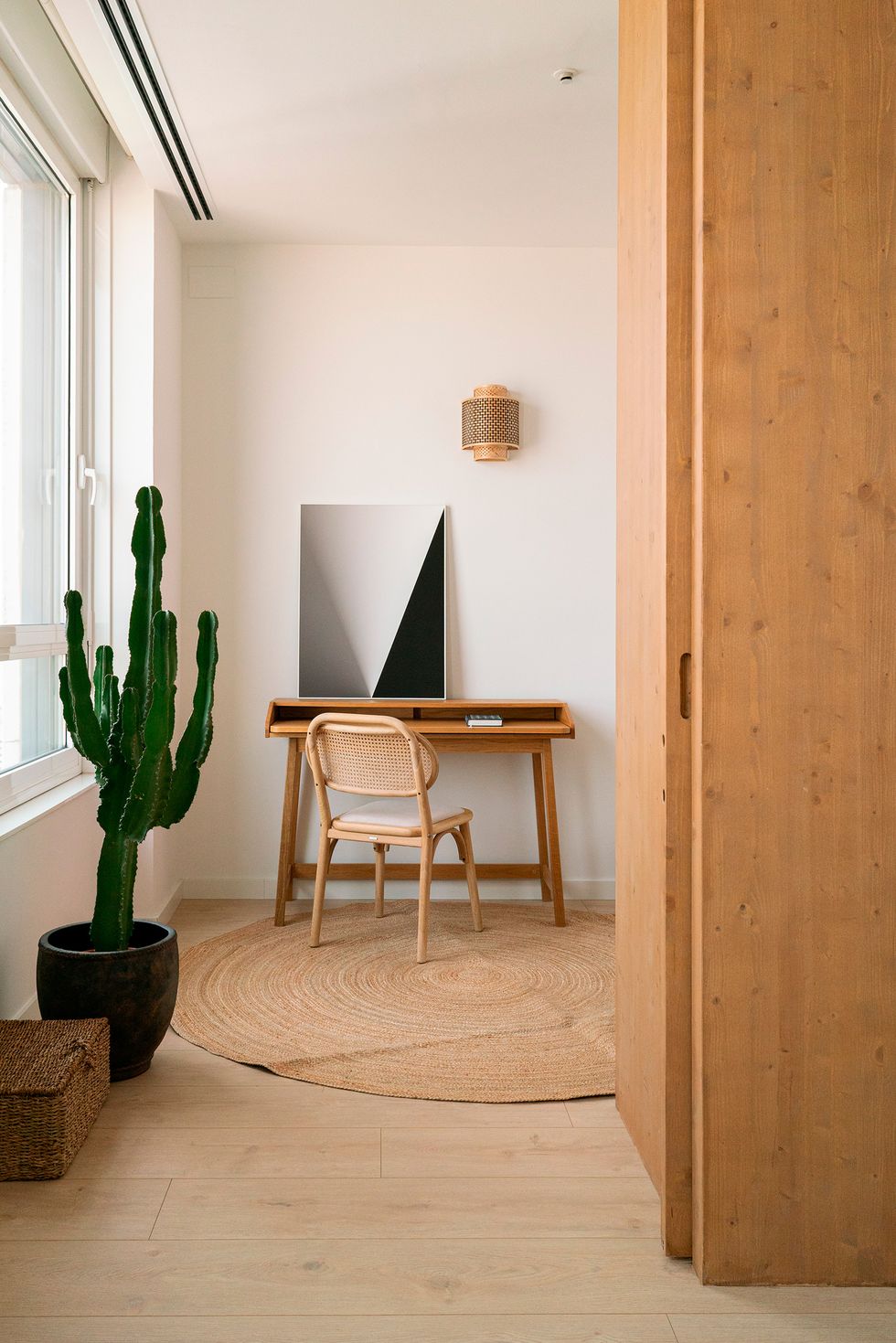 espace bureau dans dressing