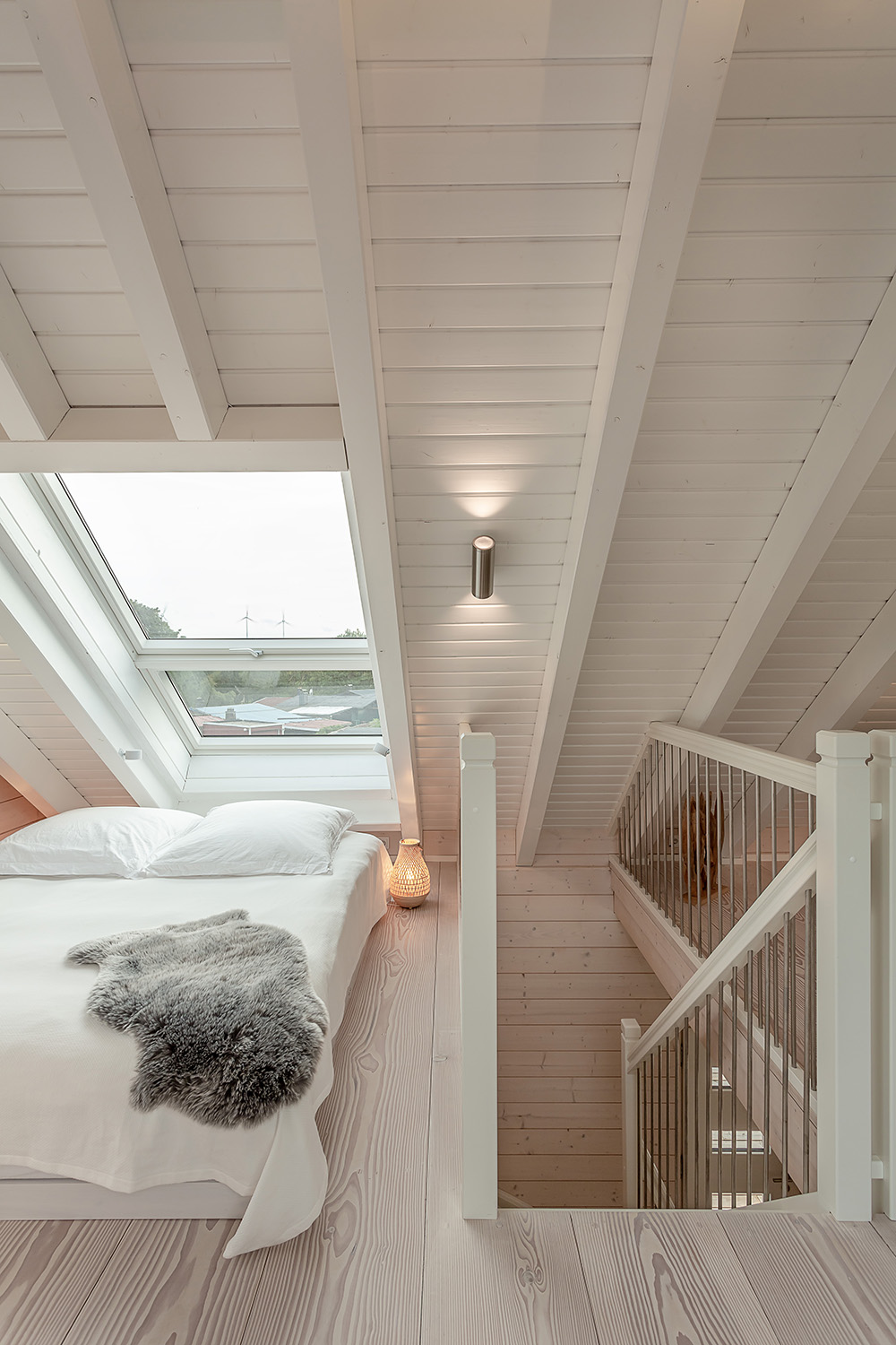 chambre mansardée avec velux